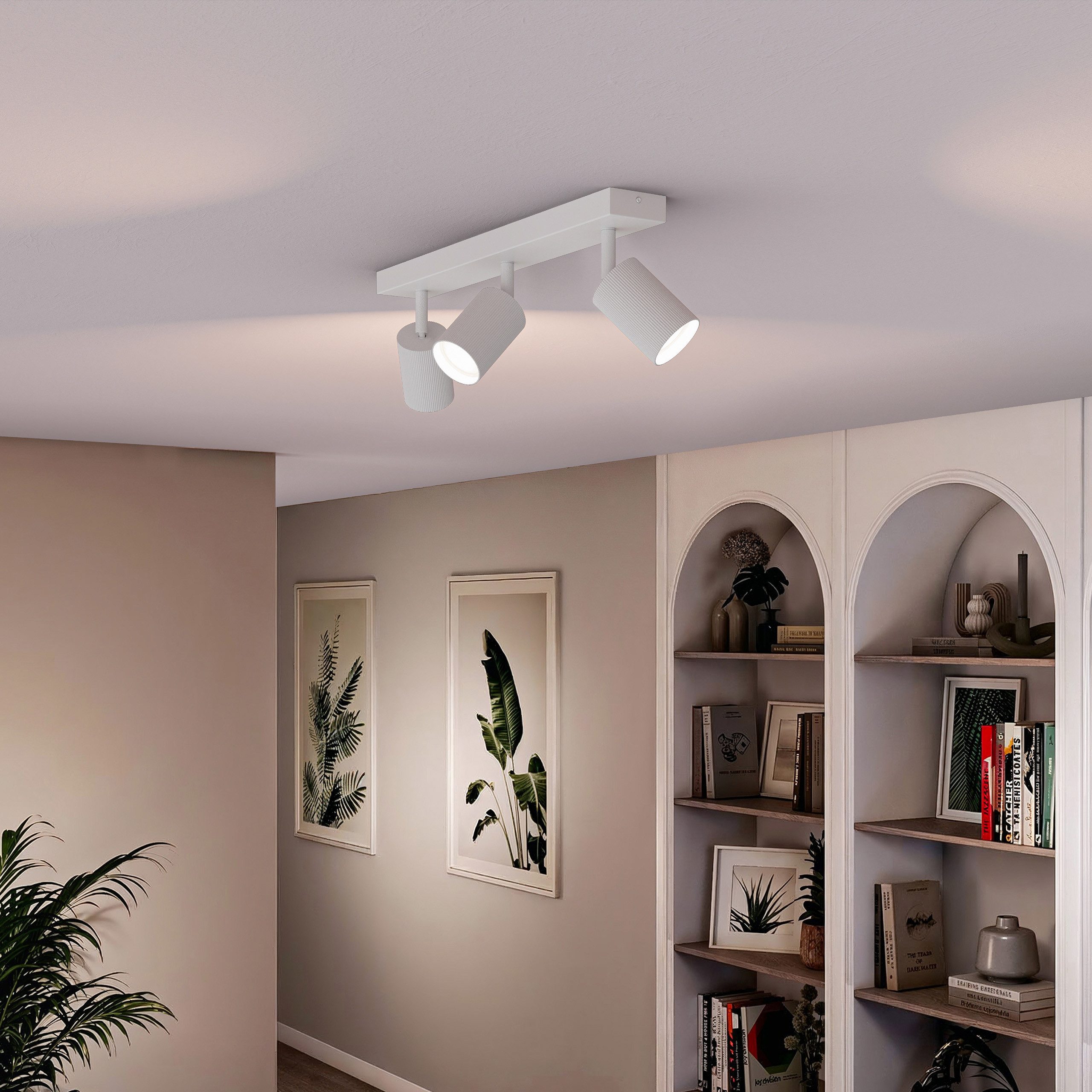 Philips Deckenspot Wyatt LED, Aluminium, exklusive GU10, ohne Leuchtmittel, Wand- & Deckenmontage, schwenkbar
