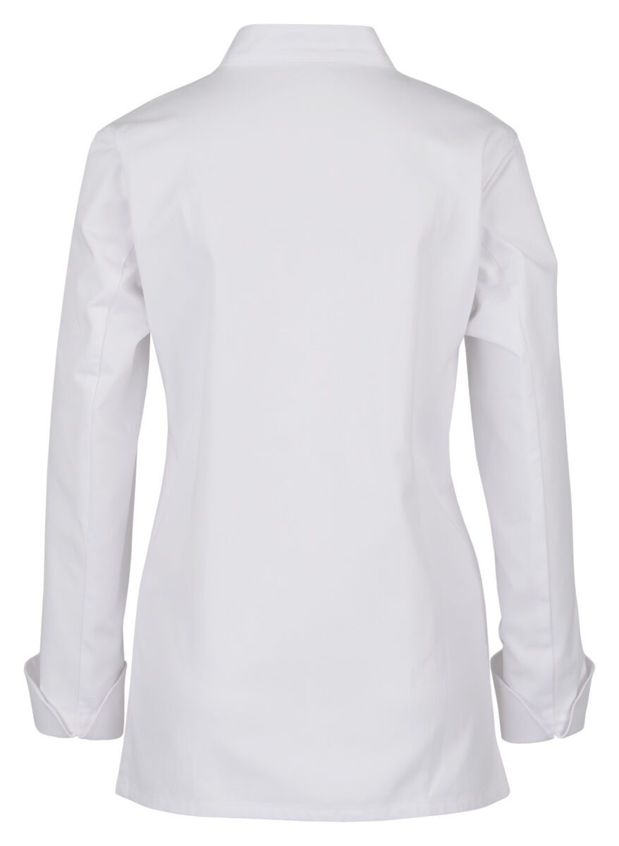 BEB Arbeitsjacke beb GASTRO Damen KOCHJACKE Stehkragen Baumwolle Weiß