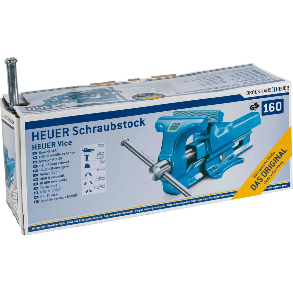 Brockhaus Heuer Schraubstock Gr. 160 Wechsel Parallelschraubstock