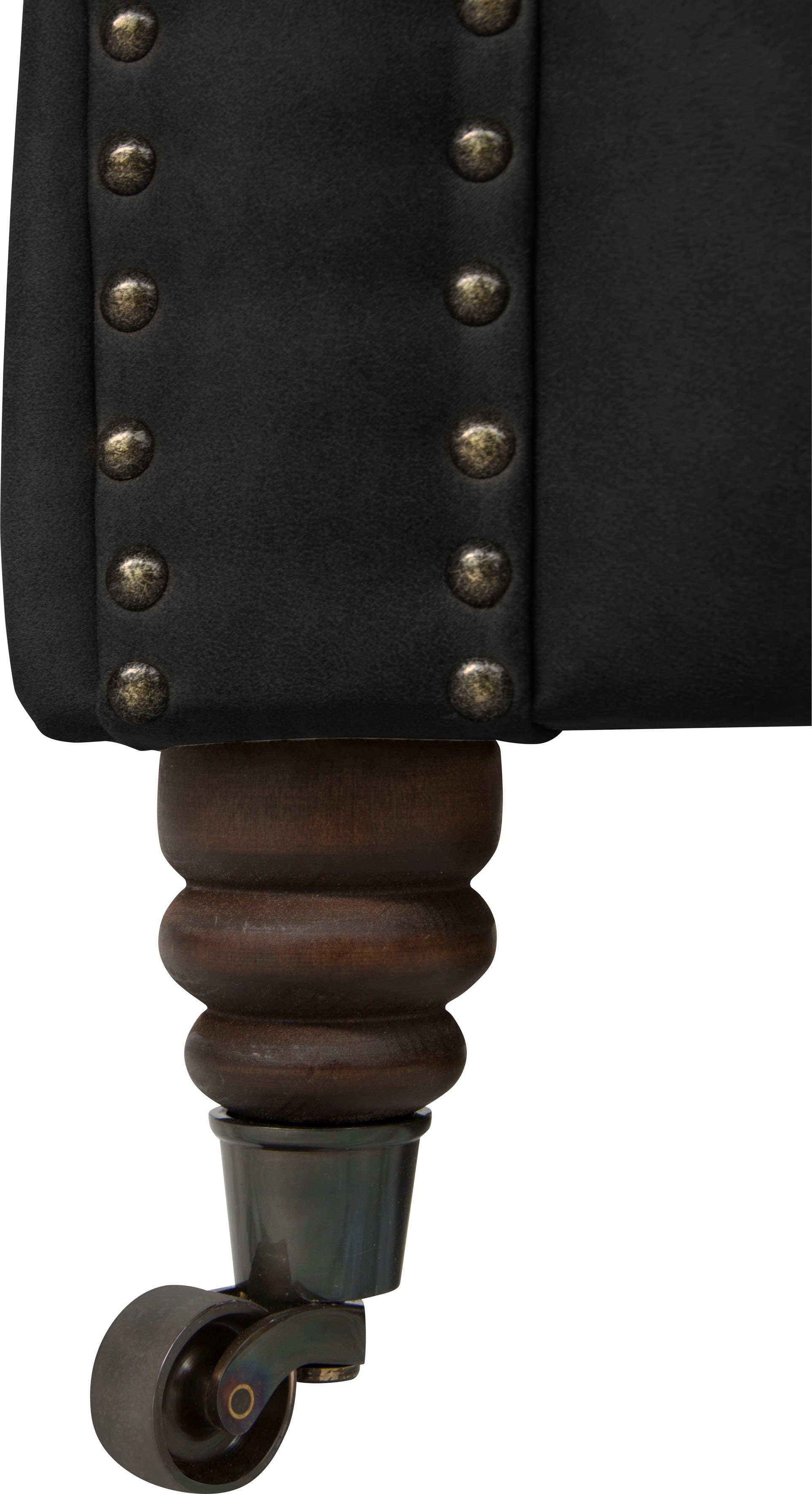 Home affaire Chesterfield-Sofa Aarburg, aufwändige Knopfheftung und Ziernägel im Chesterfield-Design