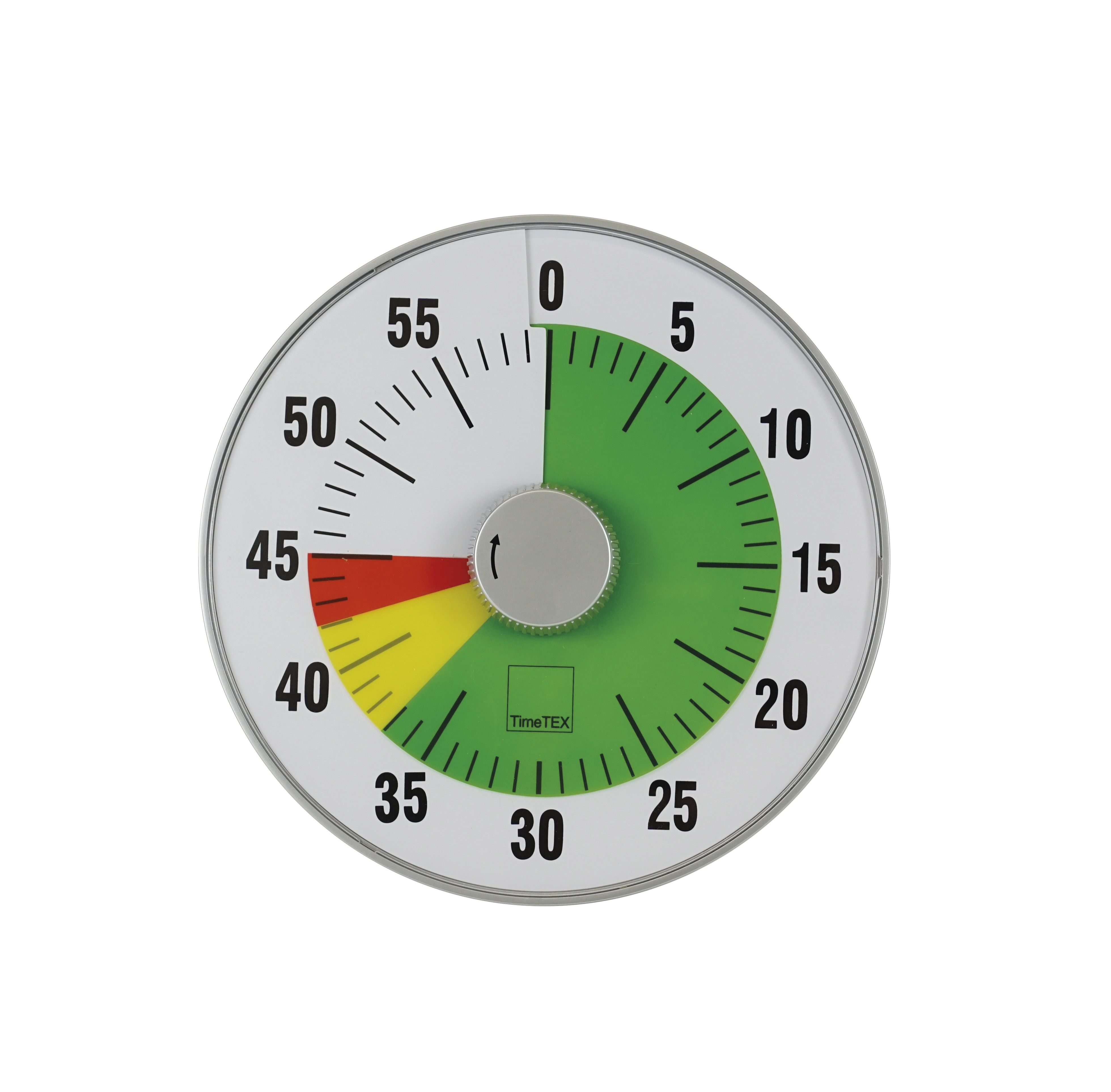 TimeTEX Eieruhr Zeitdauer-Uhr "lautlos" - Visueller Countdown Timer