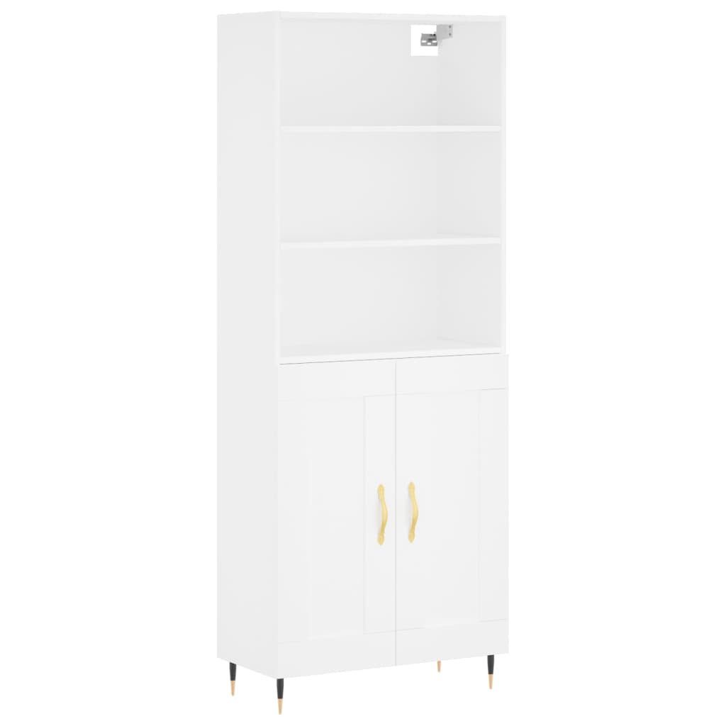 vidaXL Highboard Highboard Weiß 69,5x34x180 cm günstig online kaufen