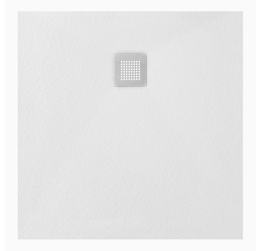 Thumbnail - Veroni Duschwanne SL99W, quadratisch, nicht_zutreffend, 1-St., Veroni Duschwanne aus Kompositstein mit Schiefer-Muster f...