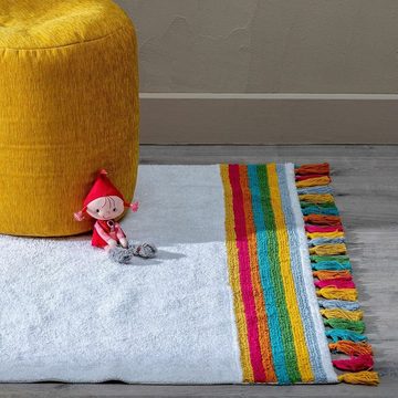 Teppich Kinderteppich MAEVE 175 x 90 cm Baumwolle, Bigbuy, Höhe: 16 mm