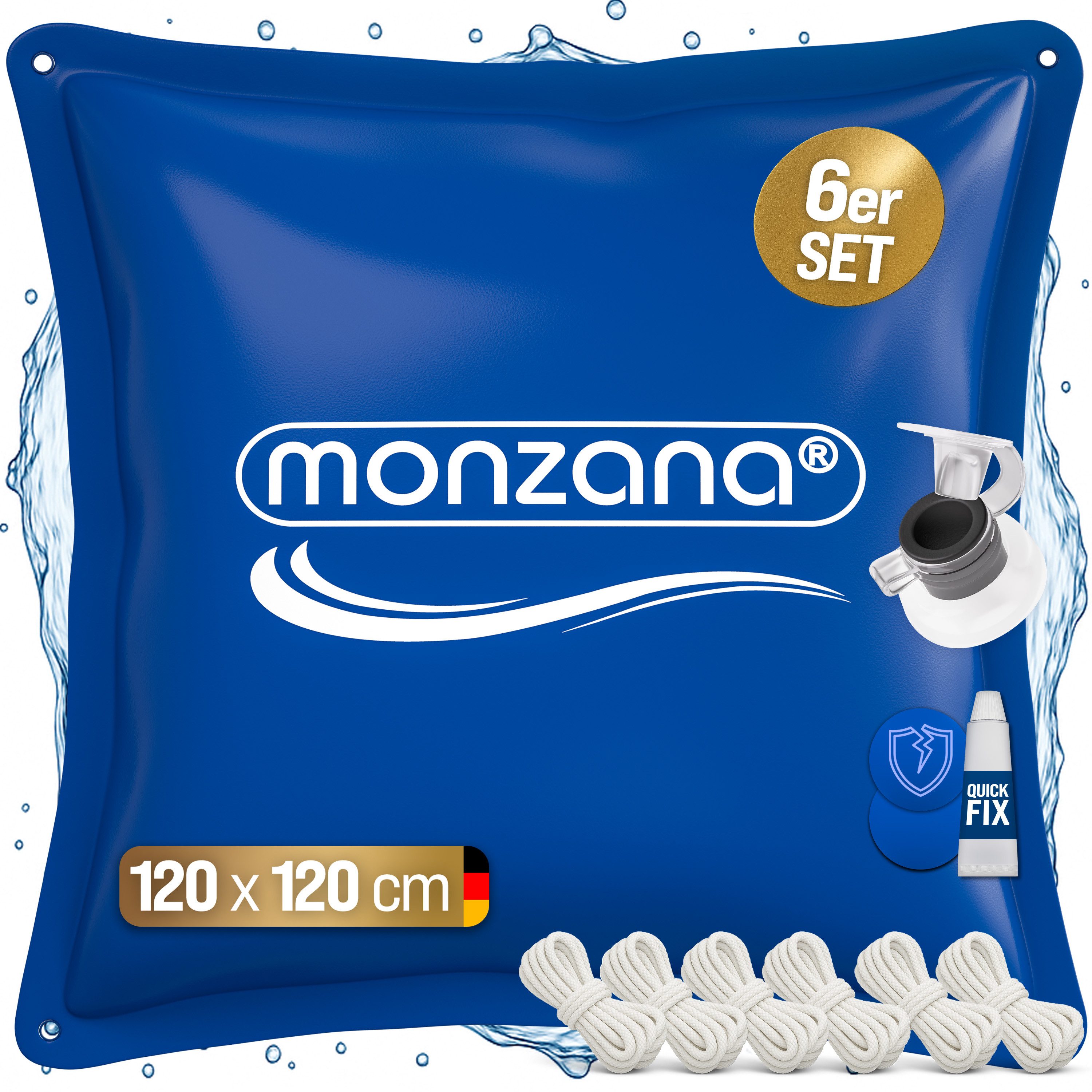monzana Pool Poolkissen (7-tlg), 6x Poolkissen Winter XL Chlorbeständig Sei günstig online kaufen