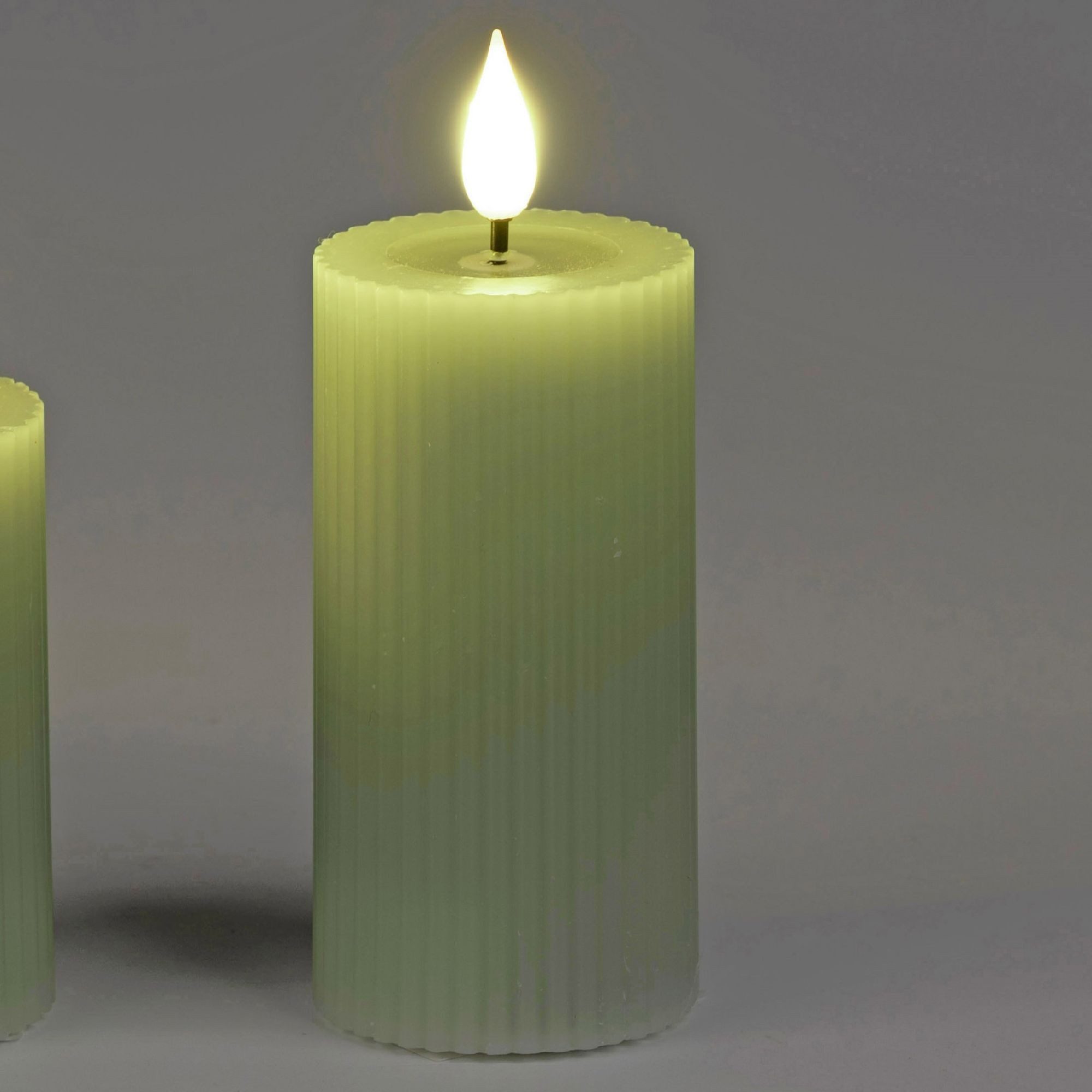 formano LED-Kerze Streifen, mit Timerfunktion, Grün, günstig online kaufen