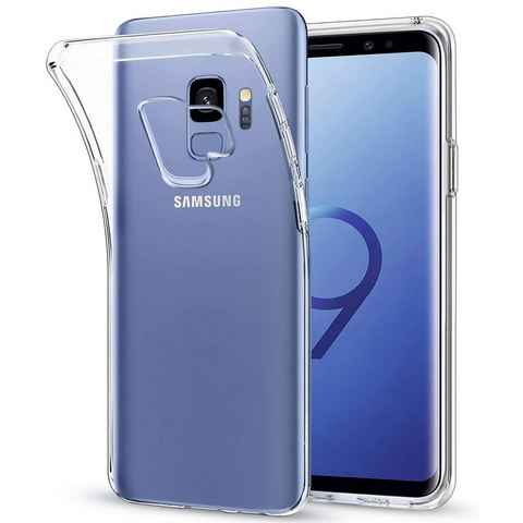 CoolGadget Handyhülle Transparent Ultra Slim Case für Samsung Galaxy S9 5,8 Zoll, Silikon Hülle Dünne Schutzhülle für Samsung S9 Hülle
