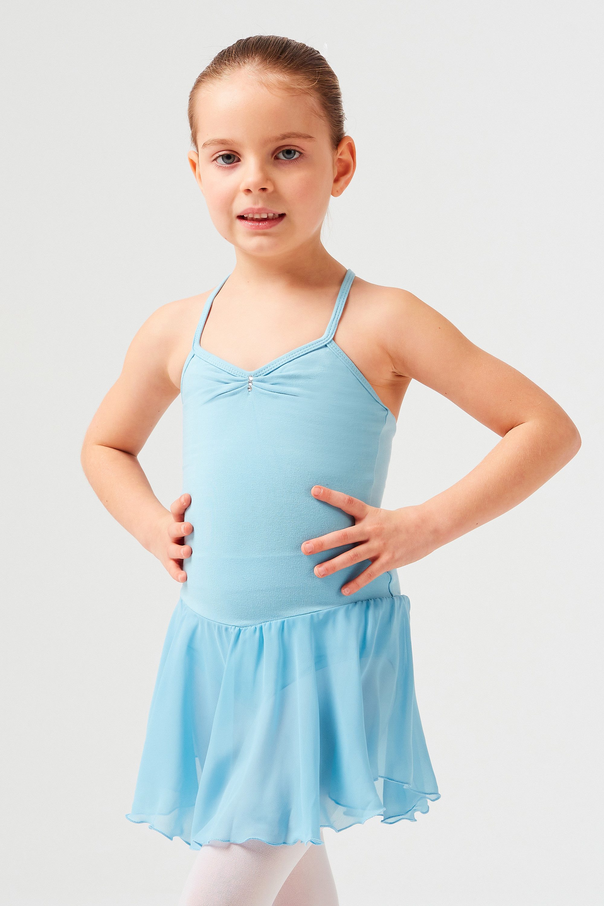 Chiffonkleid Ballettkleid Maja mit Glitzersteinen