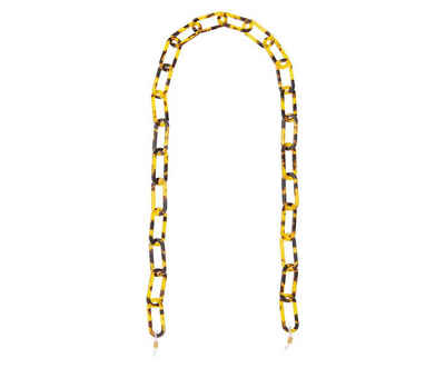 Gemshine Perlenkette »Brillenkette für Sonnenbrille, Lesebrille, Schildpatt Acetat«, Made in Germany