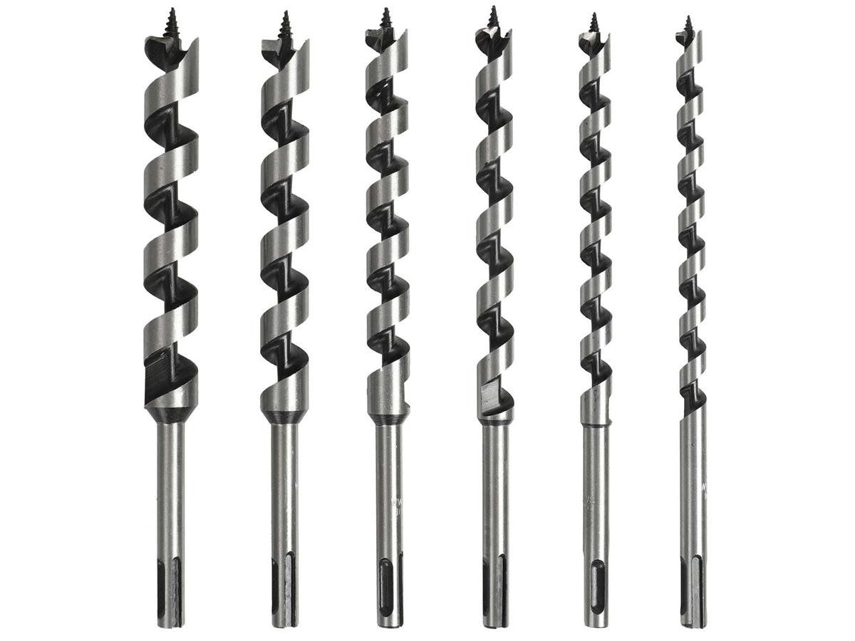 WALTER Bohrer- und Bit-Set Schlangenbohrer, (6-tlg)