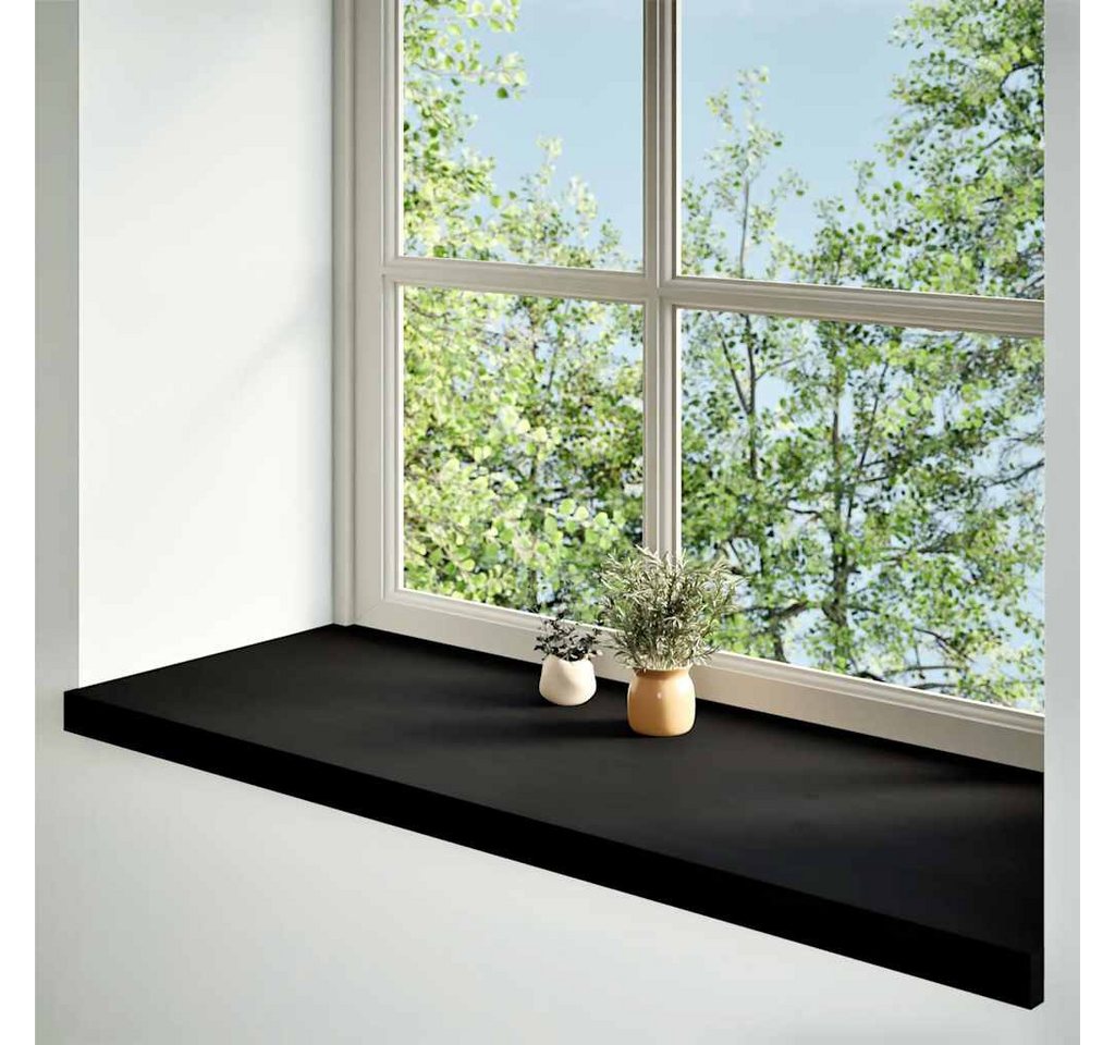 Thumbnail - vidaXL Fensterbank Fensterbänke 2 Stk. Dunkelbraun 110x40x2 cm Massivholz Eiche