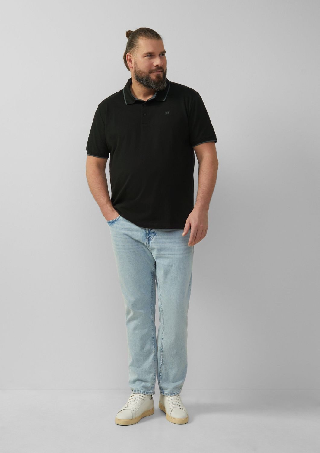 s.Oliver Poloshirt Big Size Kragen, Köpfe, Logo – Bild 5 von 5
