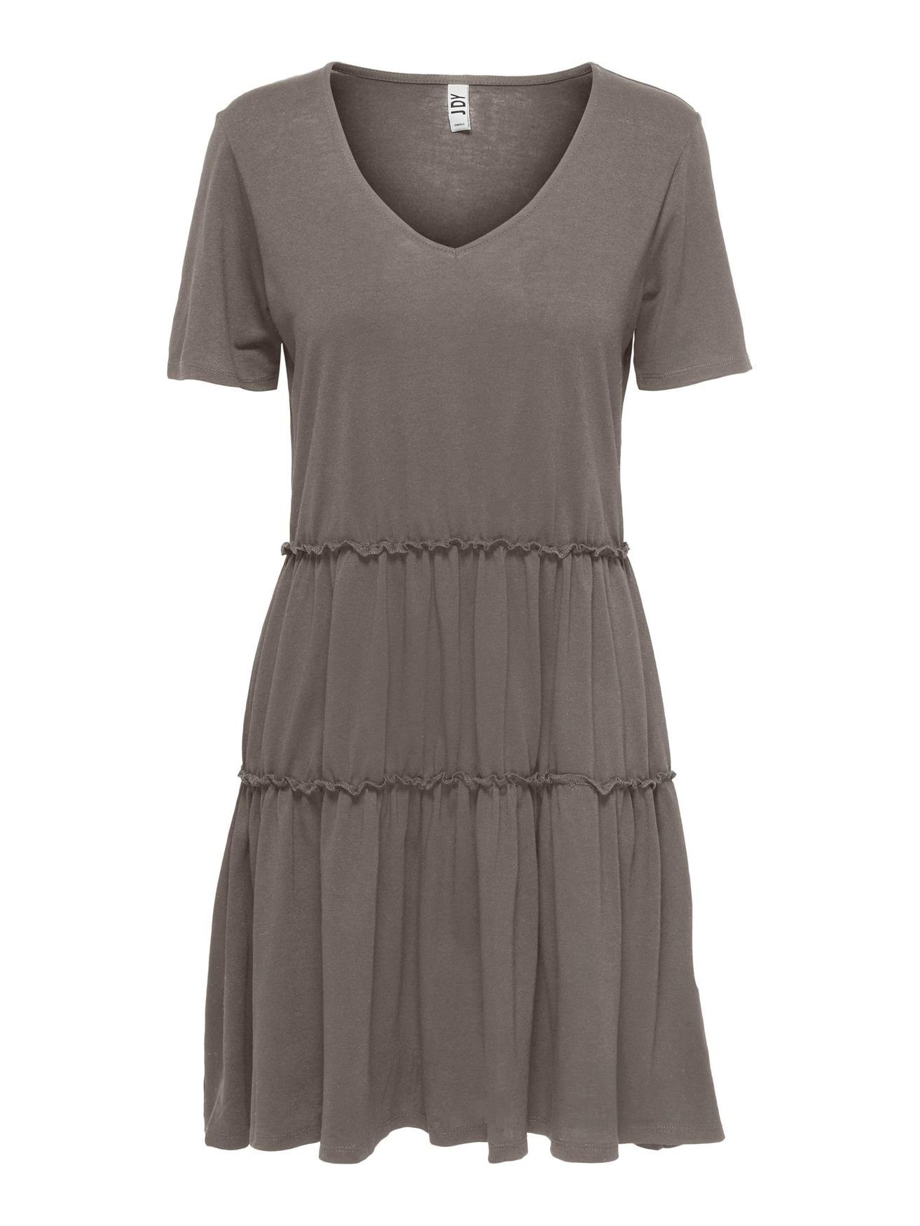 JACQUELINE de YONG Shirtkleid Mehrlagiges Kleid Knielang JDYDALILA  (knielang) 4970 in Taupe