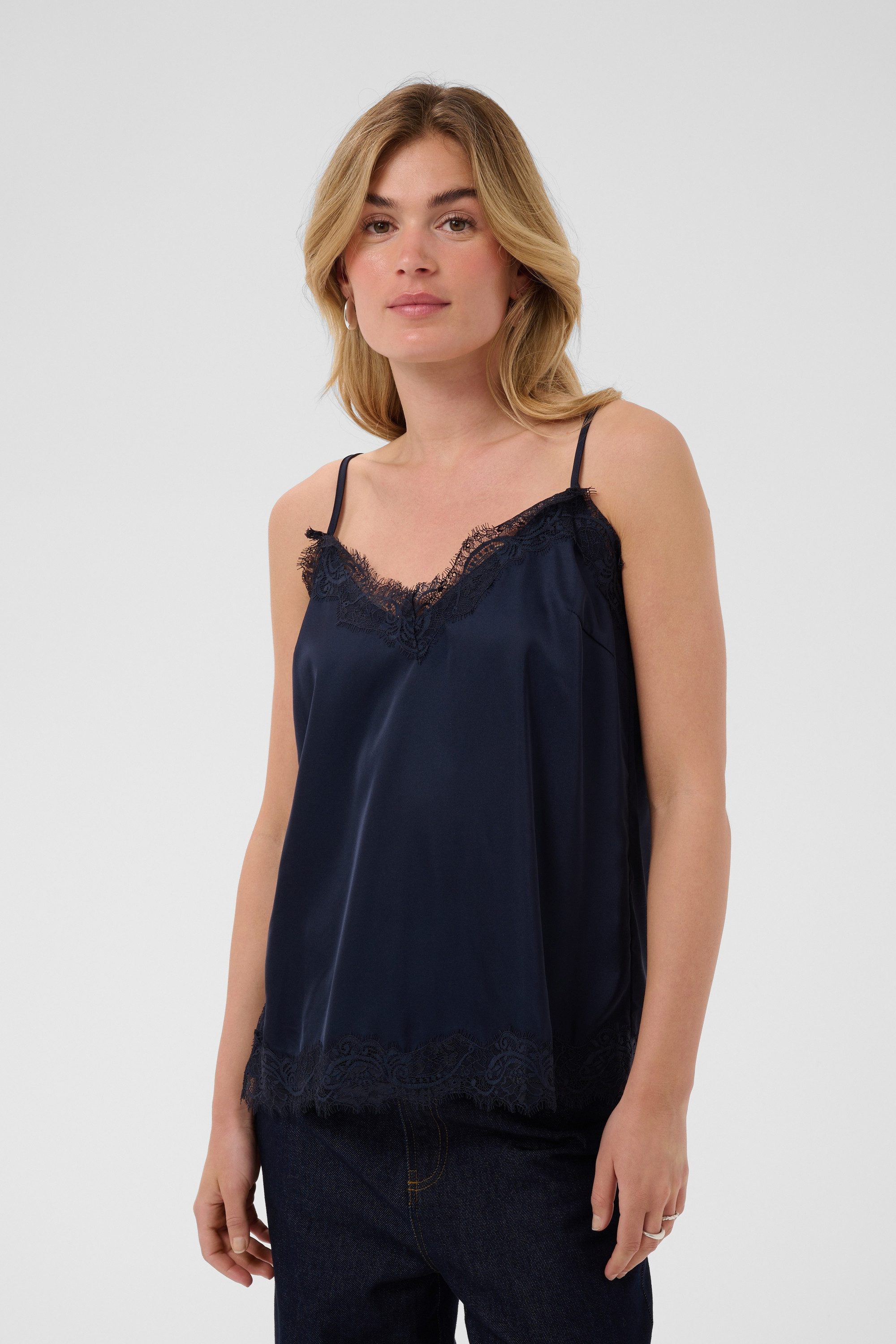 Saint Tropez Blusentop Bluse ärmellos TeaganSZ