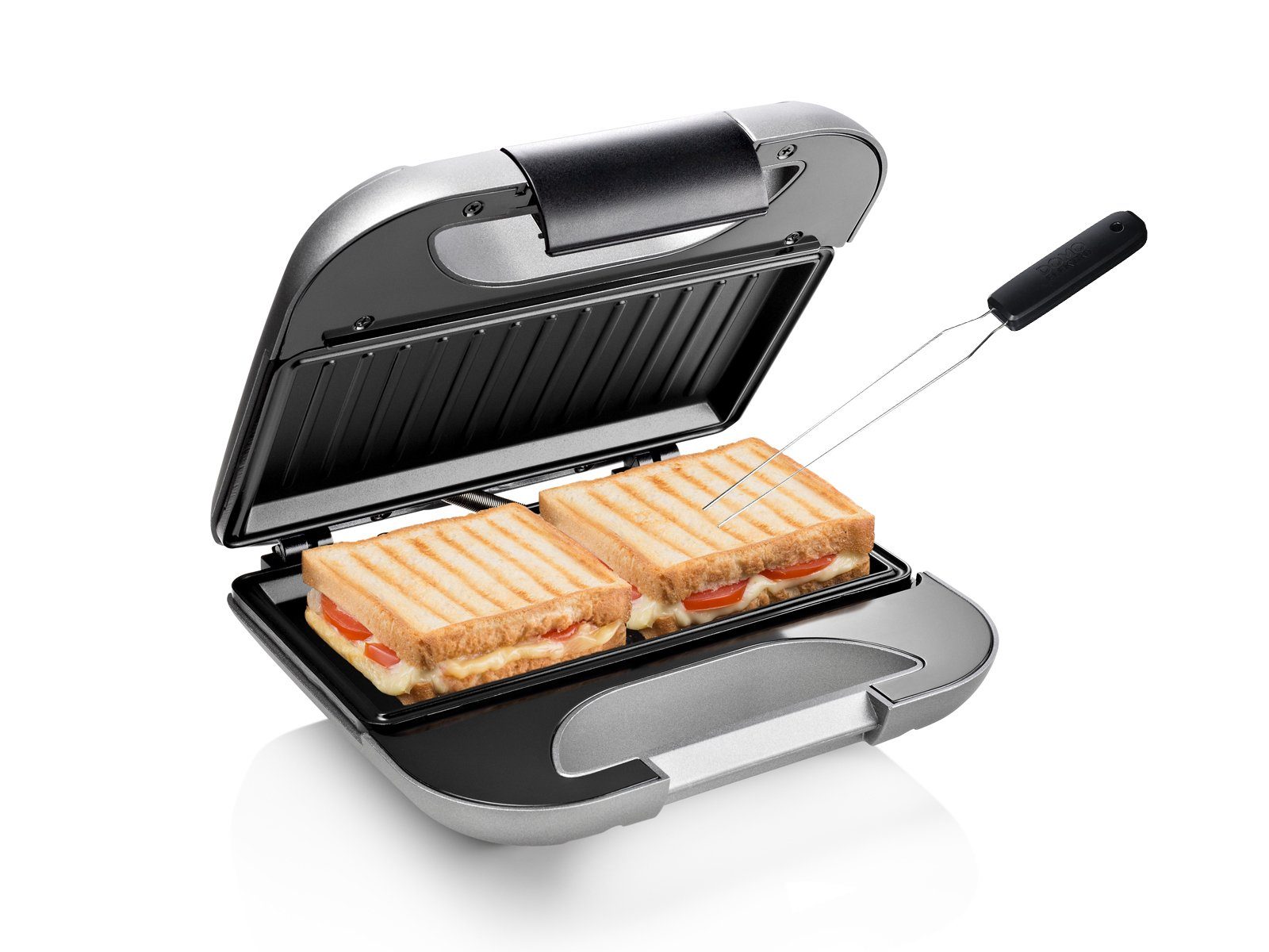 Snack Indoorgrill Sandwichmaker, W, & fat PRINCESS Toaster 750 Panini-Maker Kontaktgrill kleiner Low