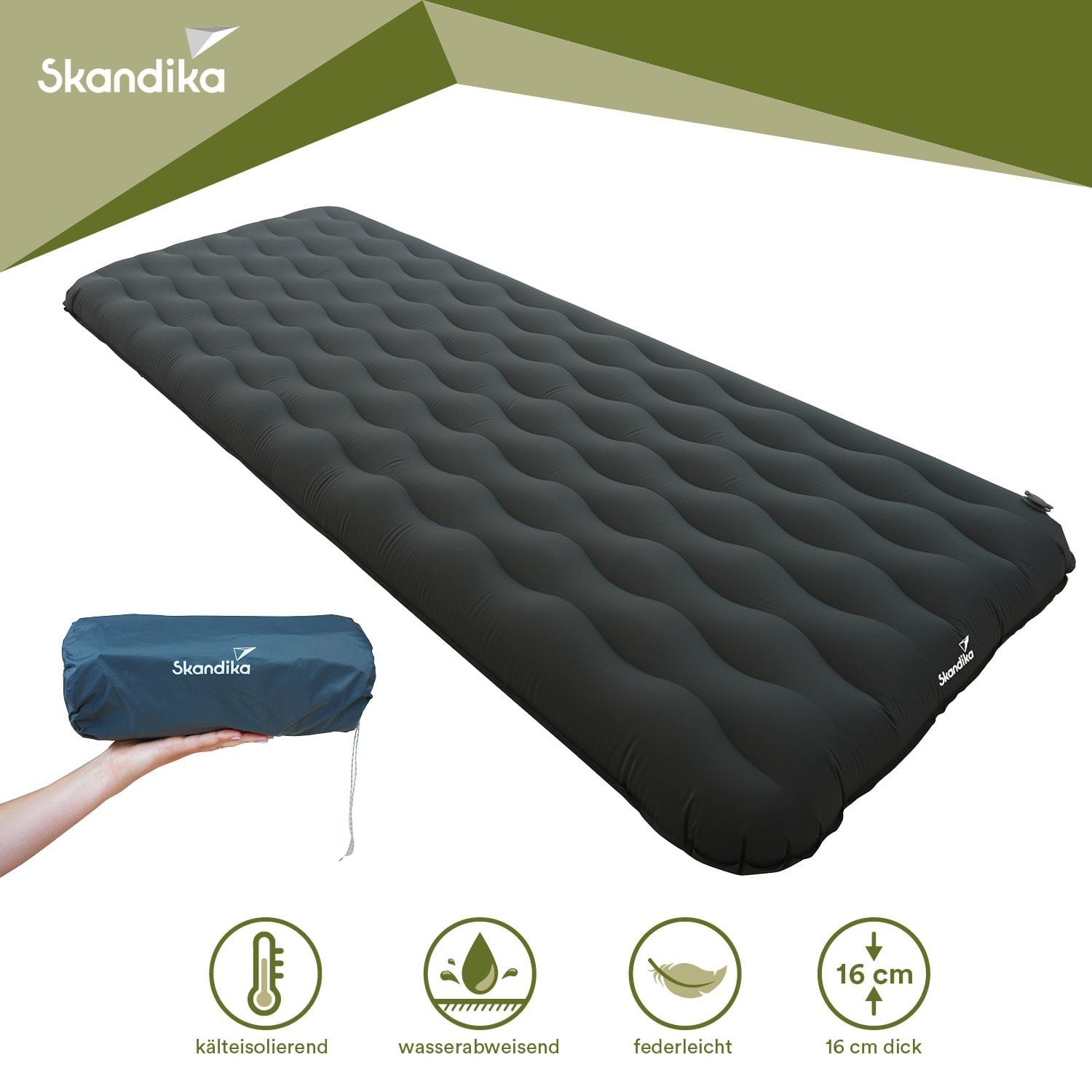 Skandika Isomatte Elite Air Single, aufblasbare günstig online kaufen