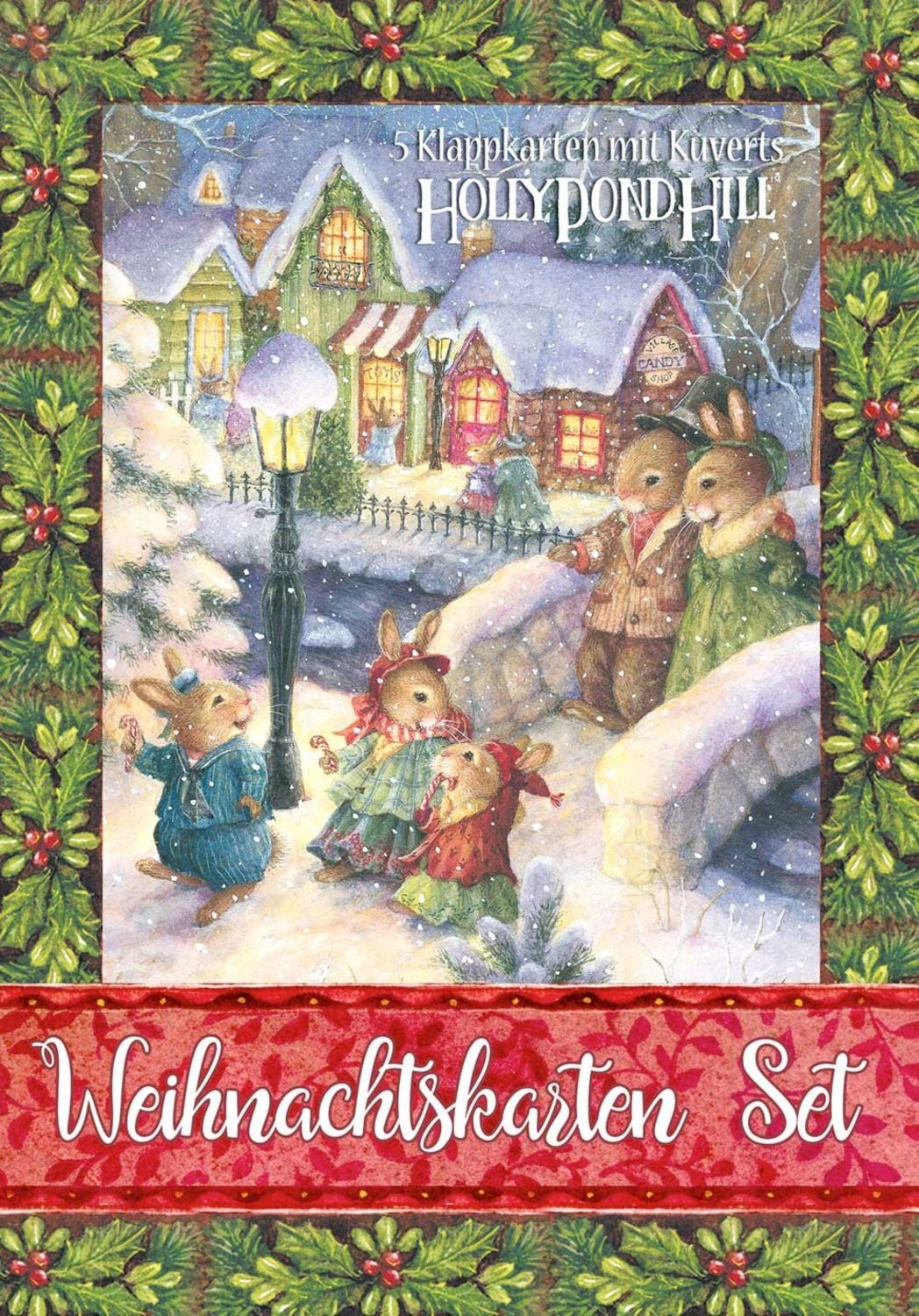 Weihnachtskarten-Set ""Frohe Weihnachten!"" / diverse