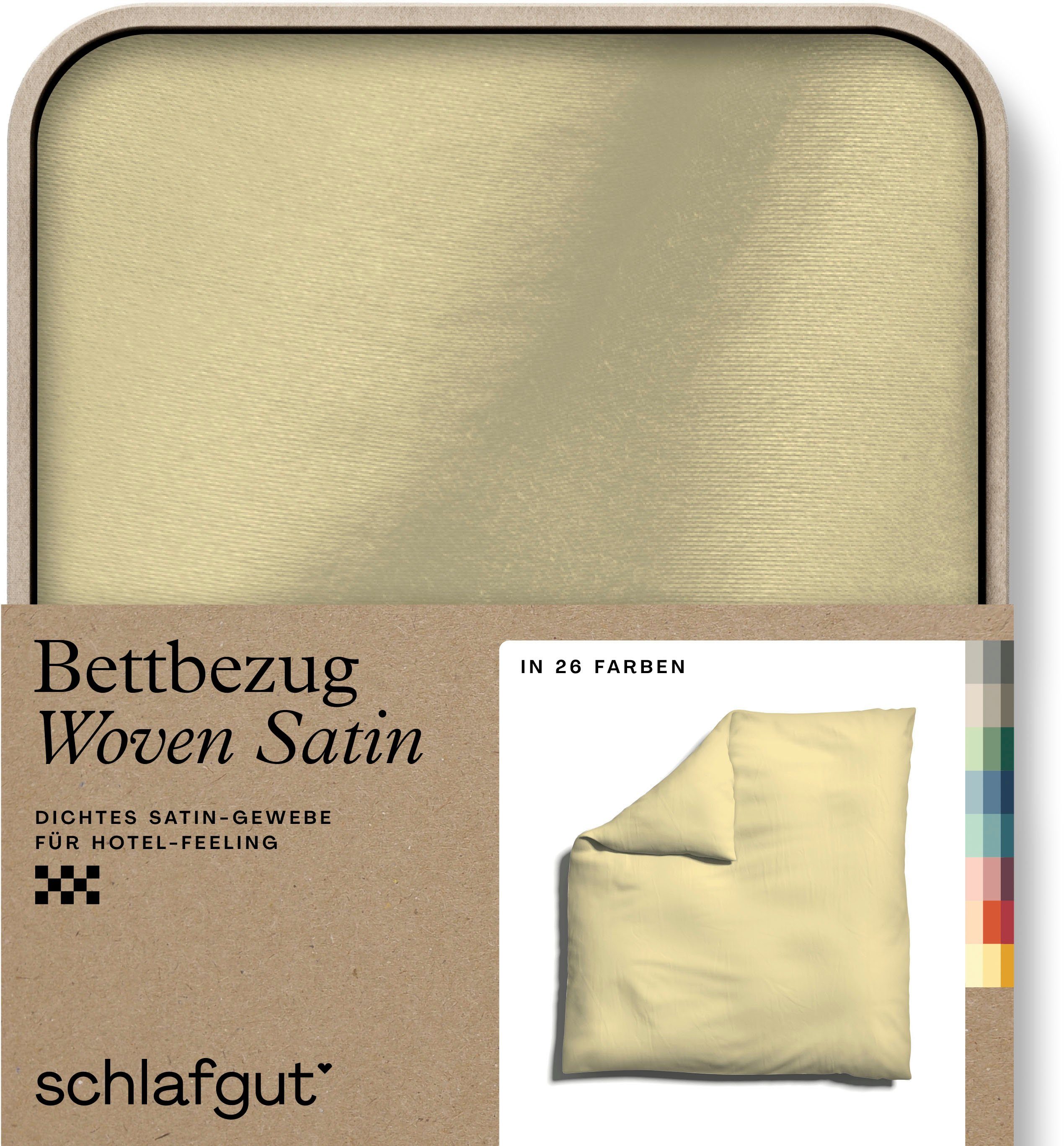 Schlafgut Bettbezug Woven Satin, (1 St), günstig online kaufen