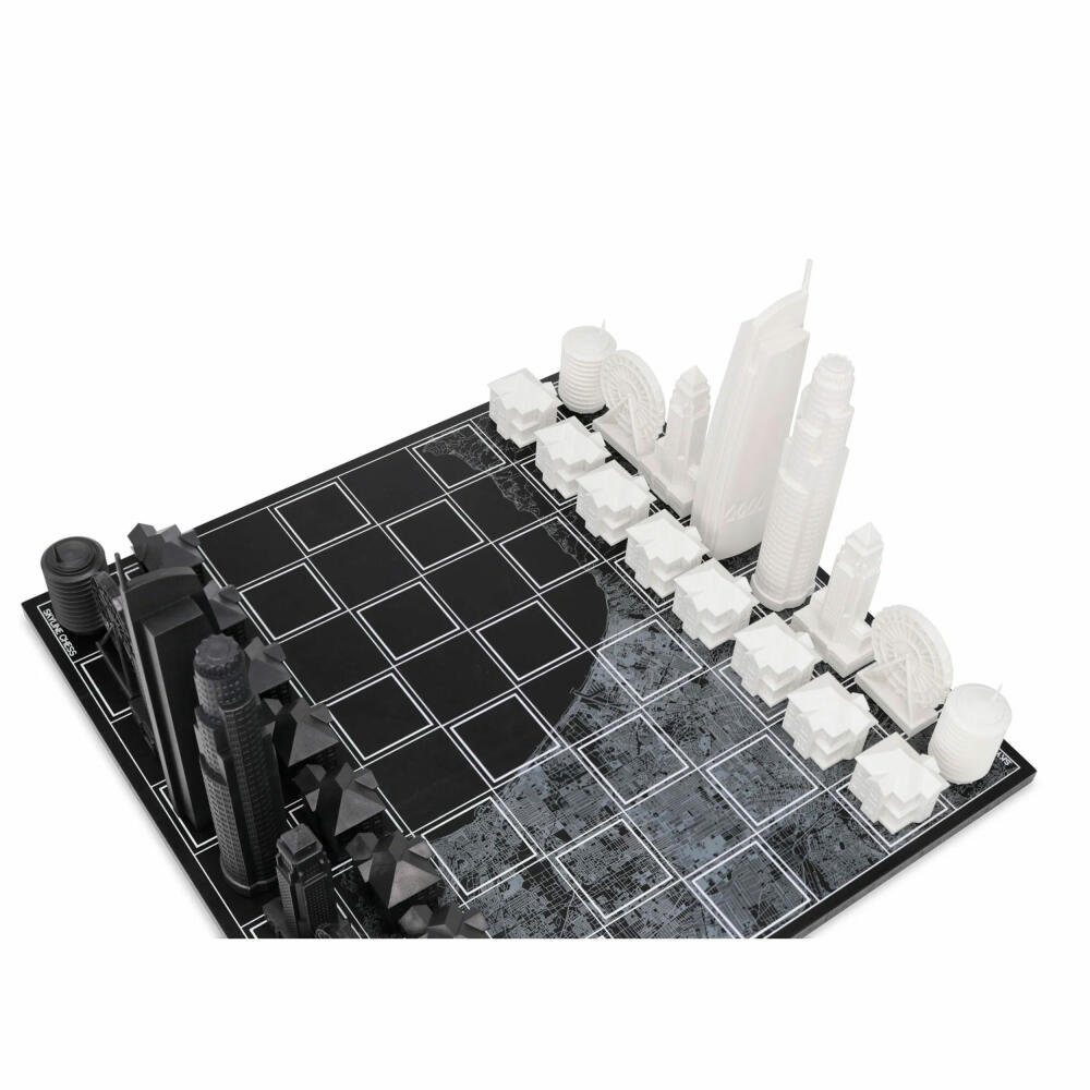 Skyline Chess Spiel Schachspiel Los Angeles Edition, Schachspiel, mit Stadt-Spielbrett