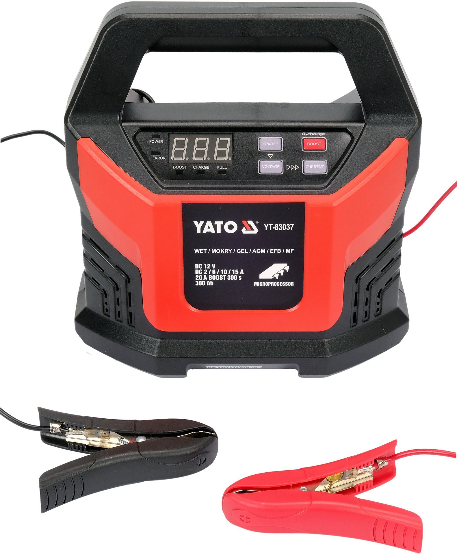 Elektronisches Ladegerät 12V/2/6/10/15/20A Autobatterie-Ladegerät