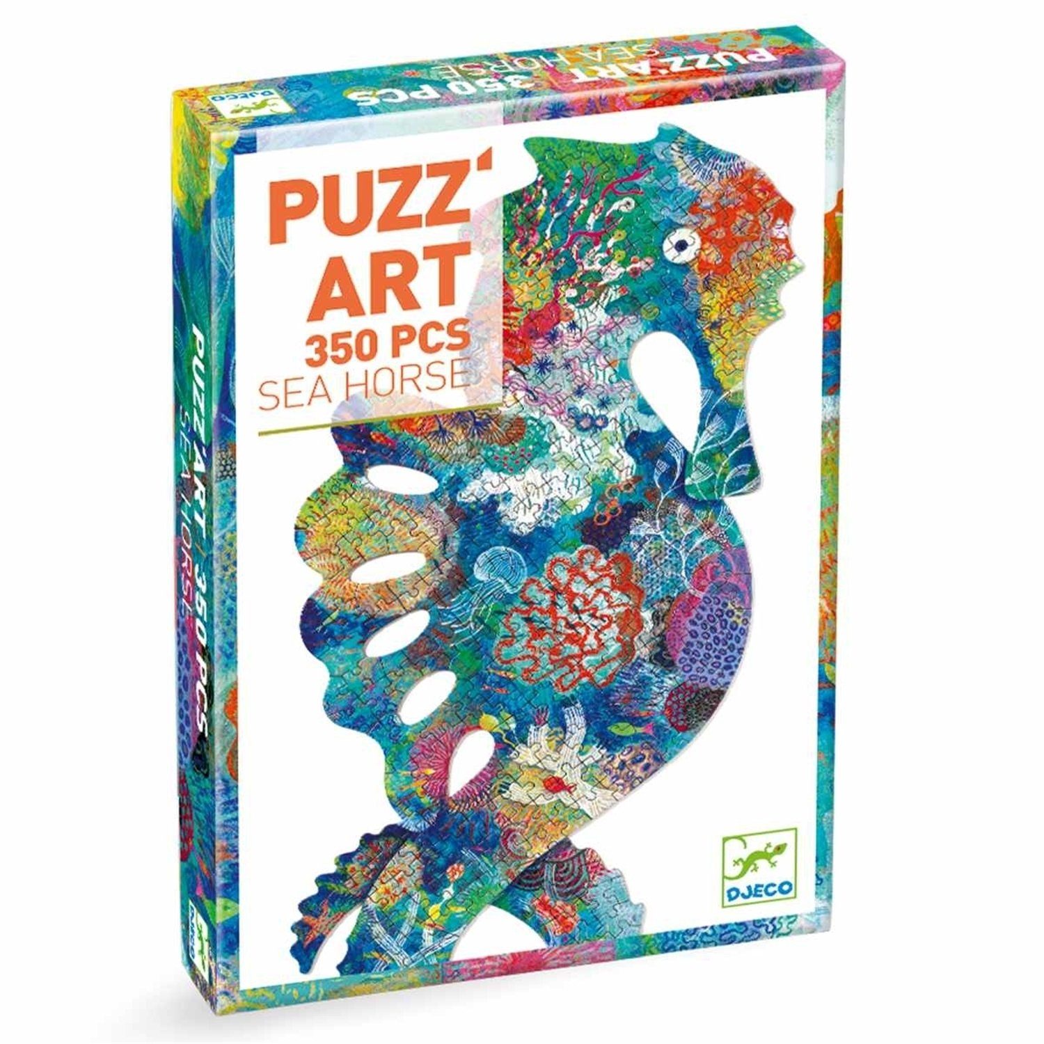 DJECO Puzzle DJ07653 Puzz' Art Seepferdchen, 350 Teile, Puzzleteile