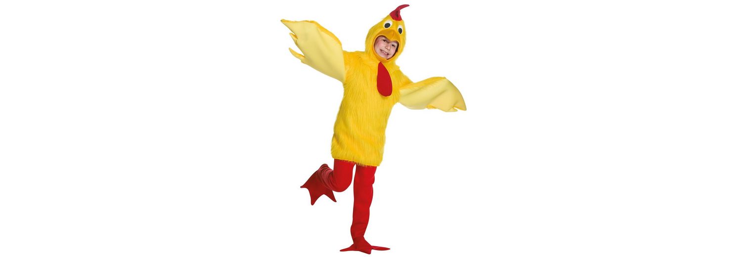 Rasta Imposta Kostüm »Flauschiges Huhn«, Tierisch lustige Verkleidung