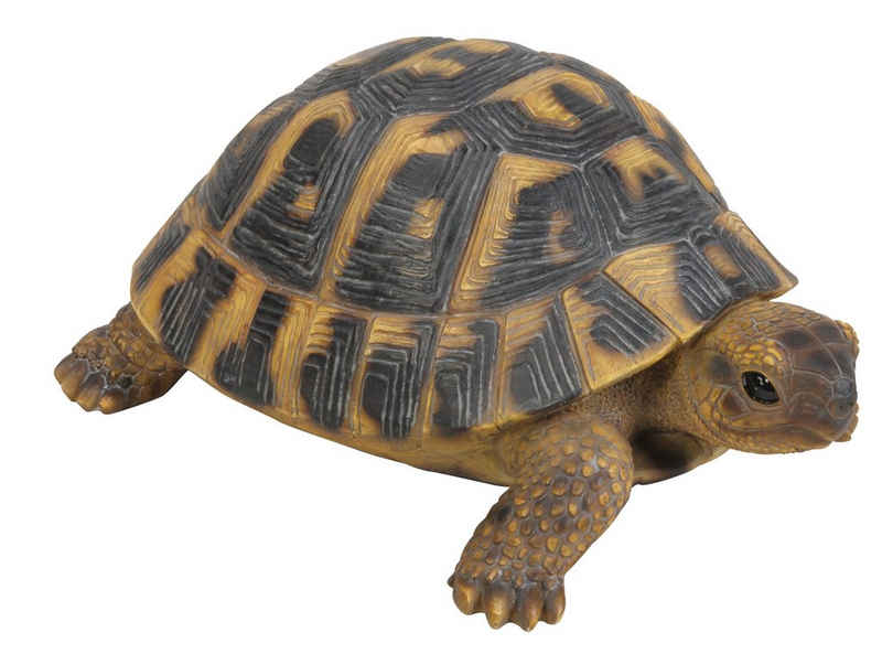 Dehner Gartenfigur Schildkröte, 7.7 x 17 x 11.7 cm, Polyresin