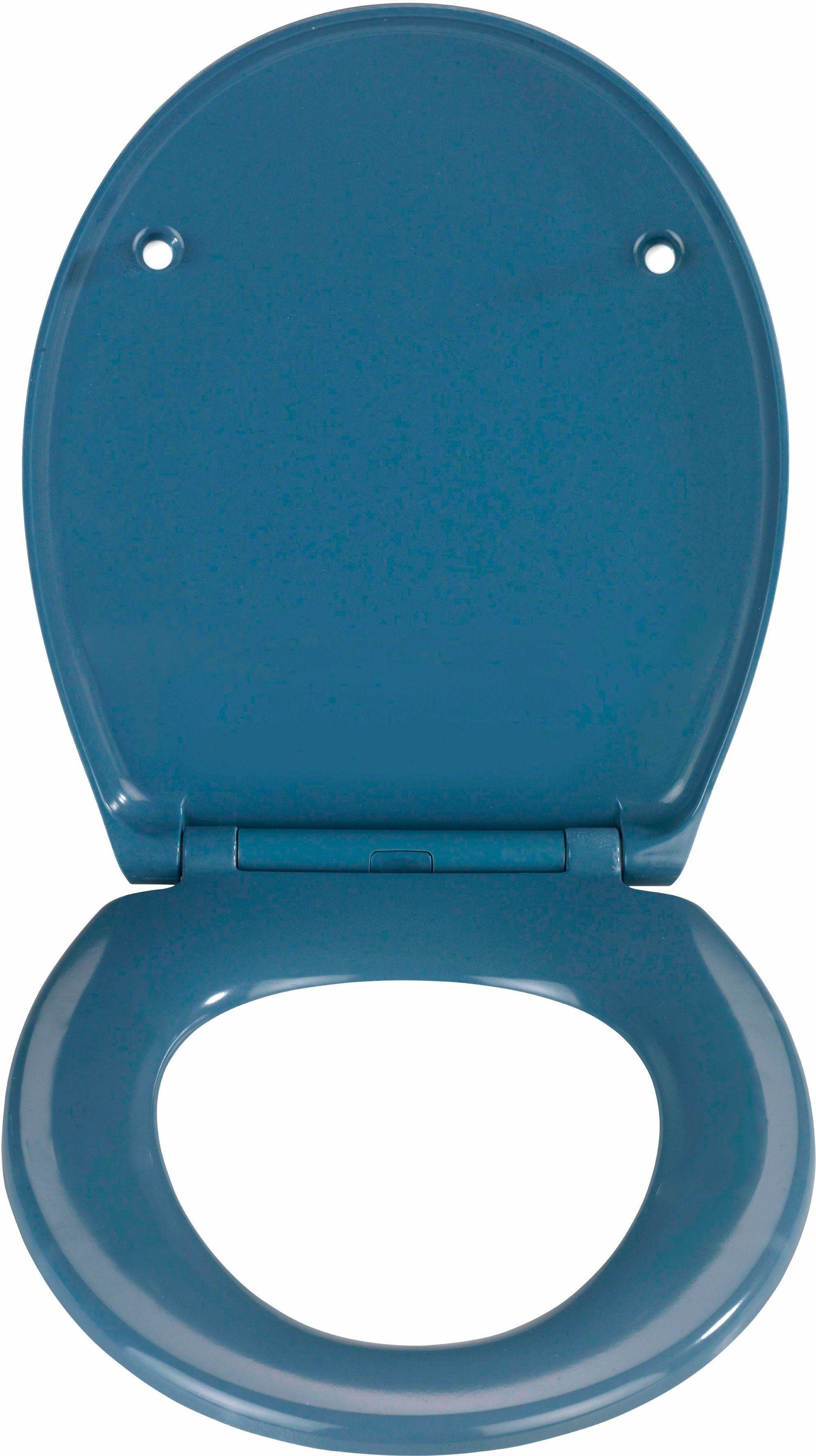 WENKO WC-Sitz Samos Slate Blue