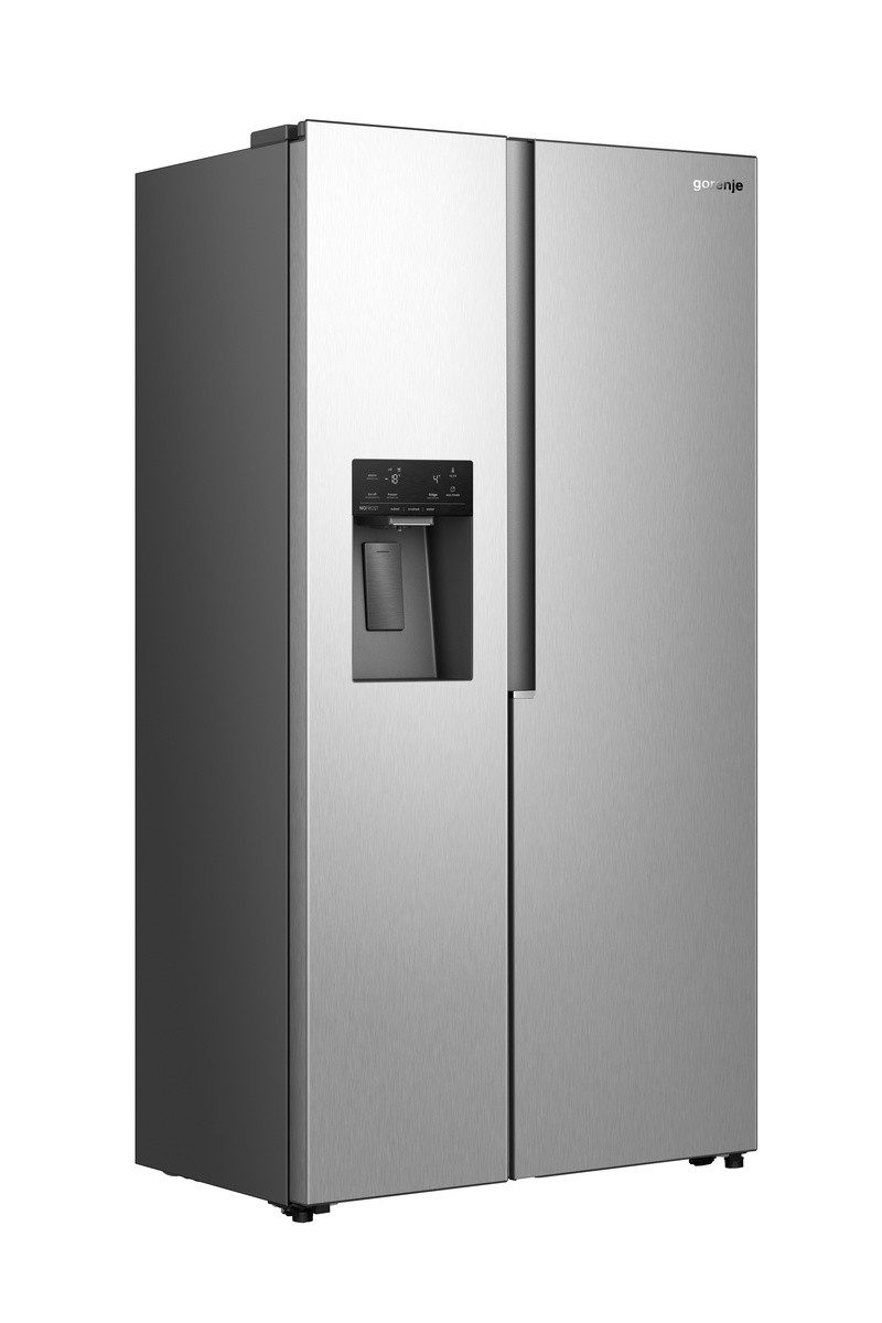 GORENJE Side-by-Side NRS917E61X, 178,6 cm hoch, 91,1 cm breit, Wasser-& Eisspender