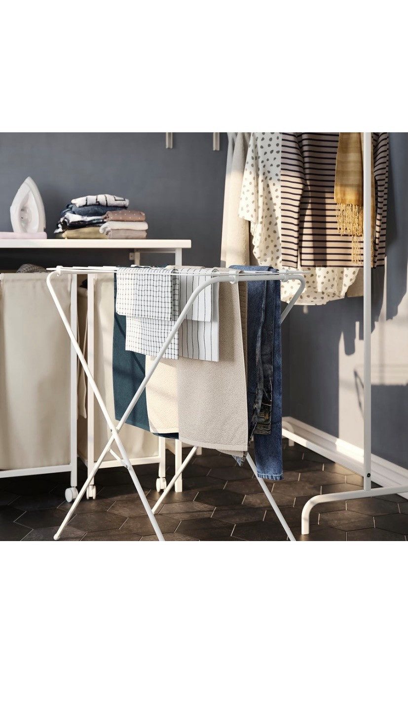 IKEA Wäscheständer IKEA JÄLL Wäschetrockner, innen/außen, weiß