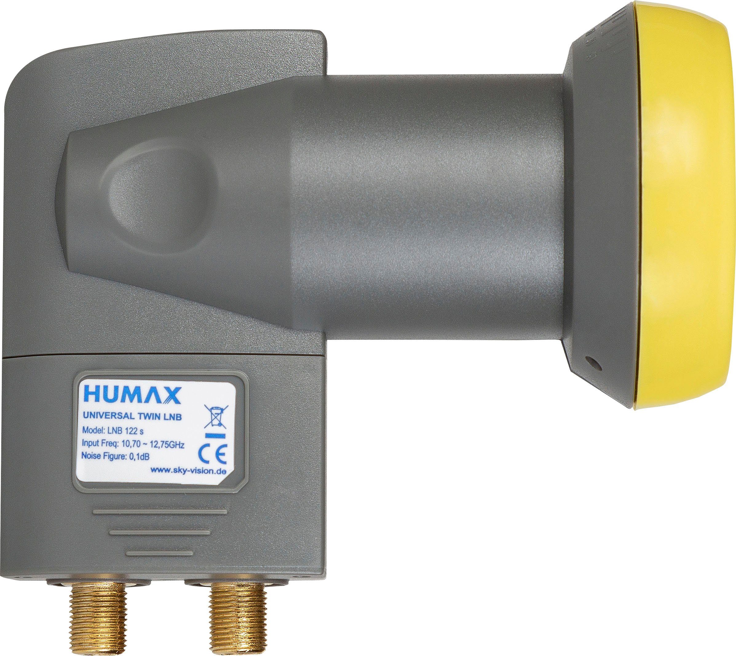 Humax LNB Universal 122s SAT-Antenne Gold LNB Twin