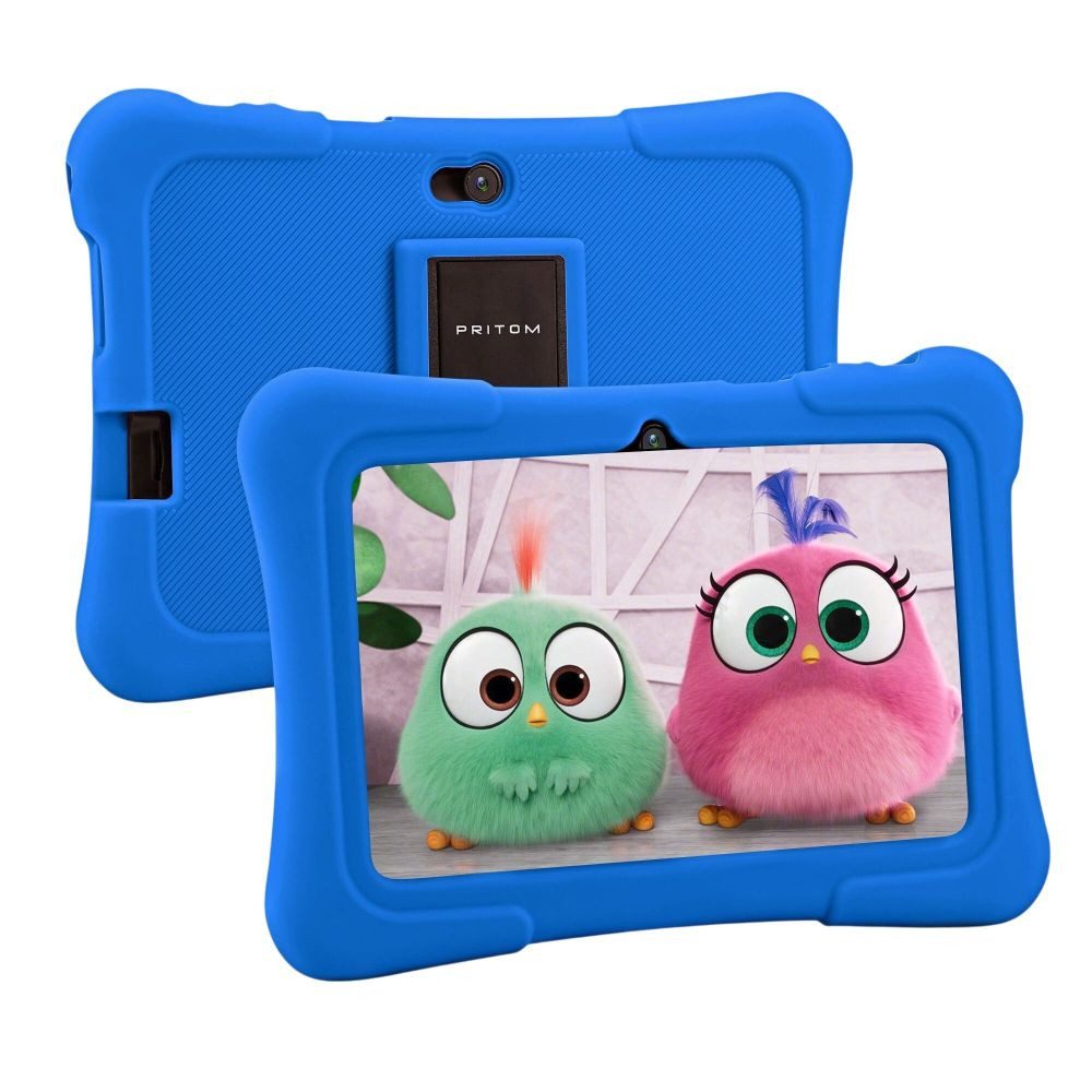 Lerntablet Kinder-Tablet Android 32GB WLAN Bluetooth Lern-Apps 7 Zoll Blau DE.