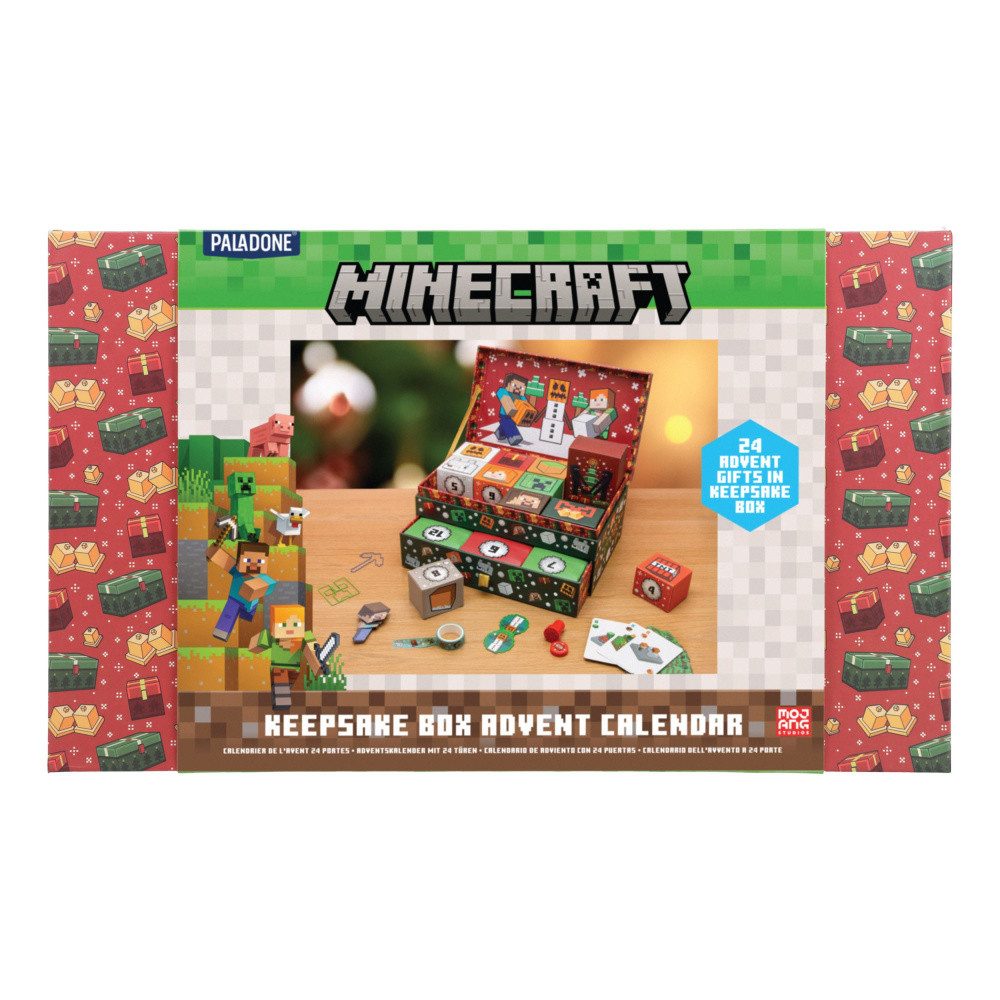 Paladone Adventskalender Minecraft Adventskalender Keepsake Box