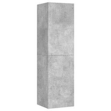 furnicato TV-Schrank TV-Schränke 2 Stk. Betongrau 30,5x30x110 cm Holzwerkstoff