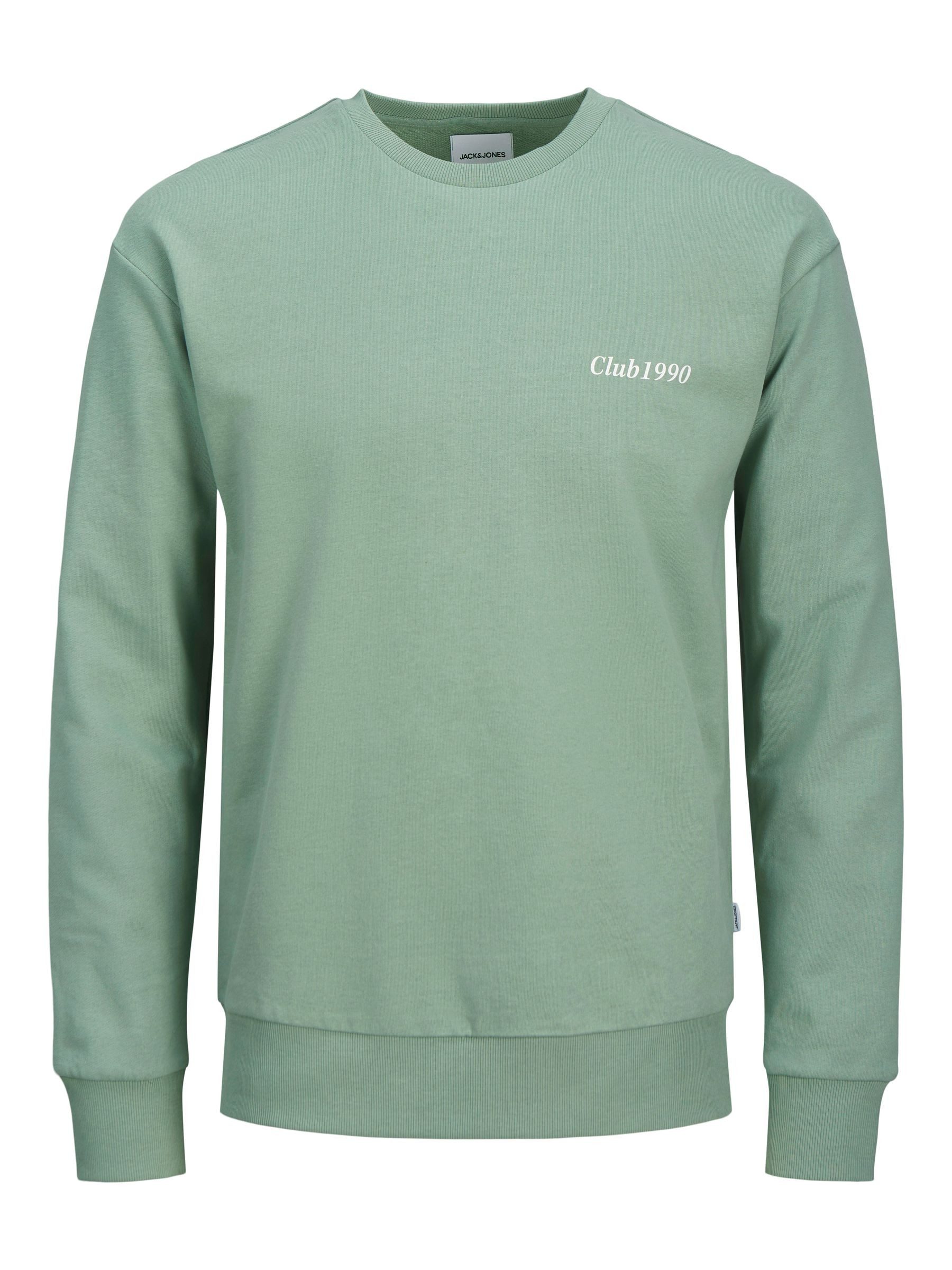 Jack & Jones Sweatshirt Pullover mit Rundhals, Logo Front & Rücken JJEBRADL günstig online kaufen