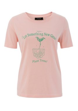 Aniston CASUAL T-Shirt mit Statement-Schriftzug und Frontdruck