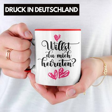 Trendation Tasse Trendation - Heiratsantrag Ideen Überraschung Mann Frau Heiratsantragsgeschenk Gechenke Tasse Verlobung Heiraten