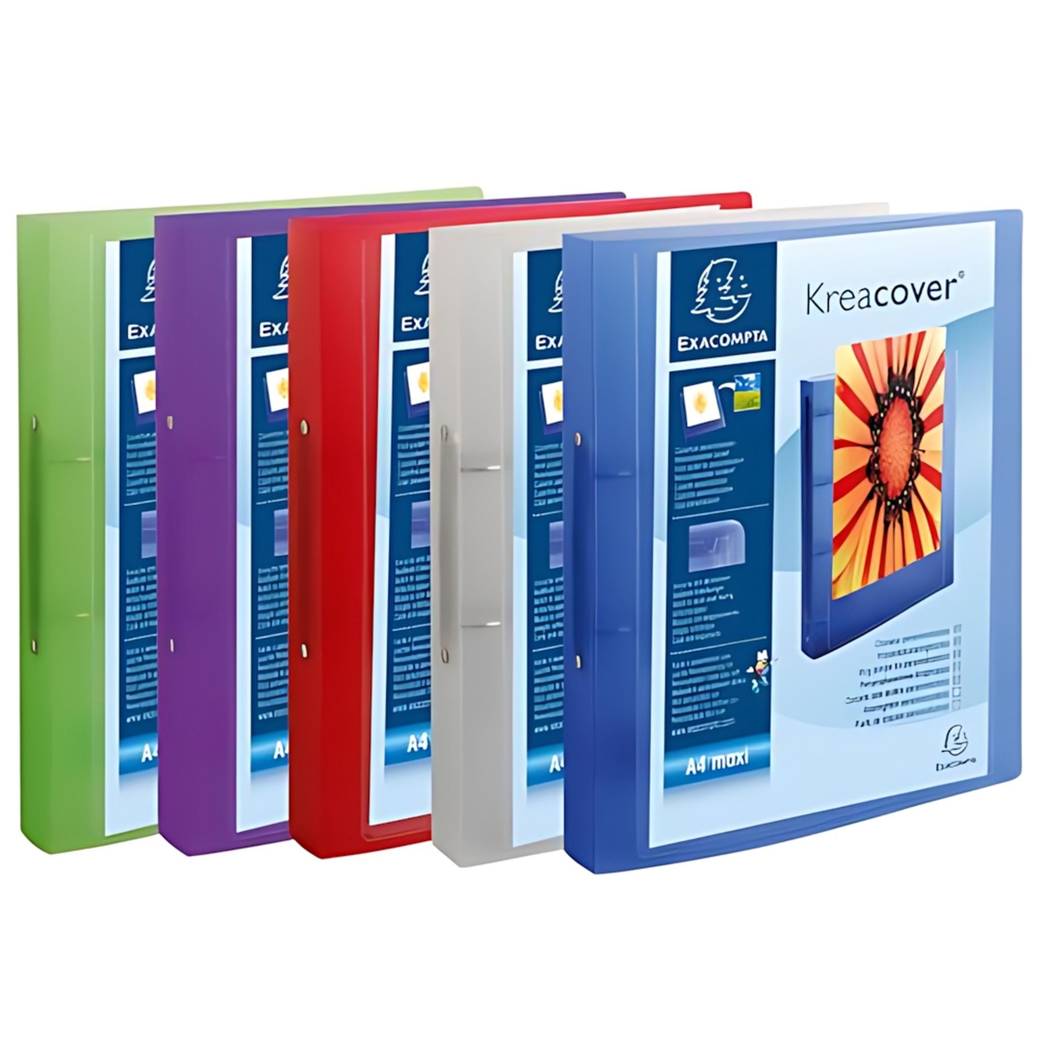 Ringbuchmappe Exacompta Ringbuch A4XXL 2R 30mm KC sort