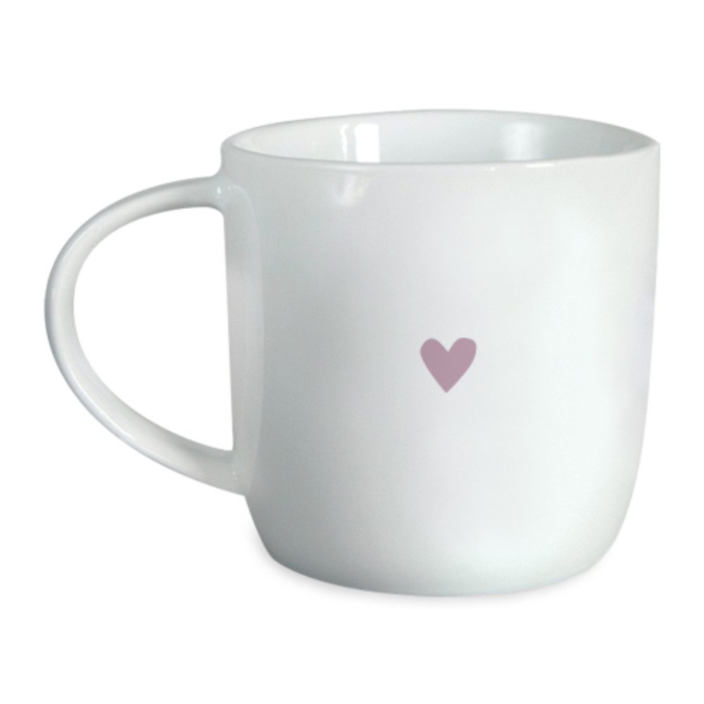 Grafik Werkstatt Tasse Gute Laune Tasse, "Kaffee ist Liebe in Tassen", Porzellan, geeignet für die Mikrowelle und Spülmaschine