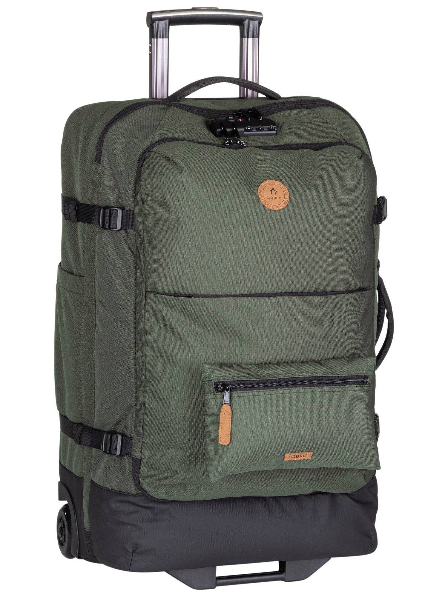 CABAIA Trolley Soft Suitcase Medium, 2 Rollen