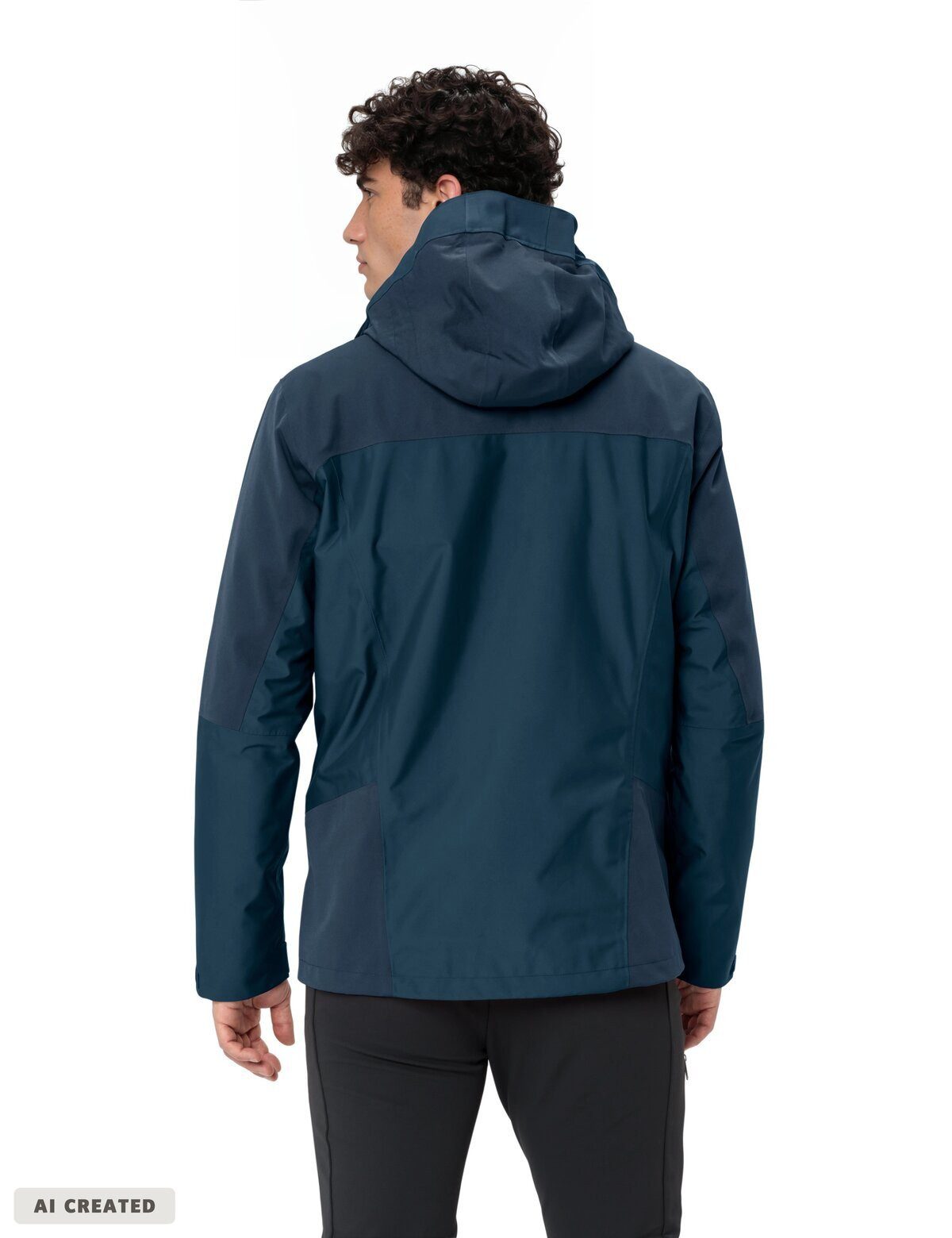 VAUDE 3-in-1-Funktionsjacke Men's Miskanti 3in1 Jacket II robuste Doppeljacke für Trekking und Wandern