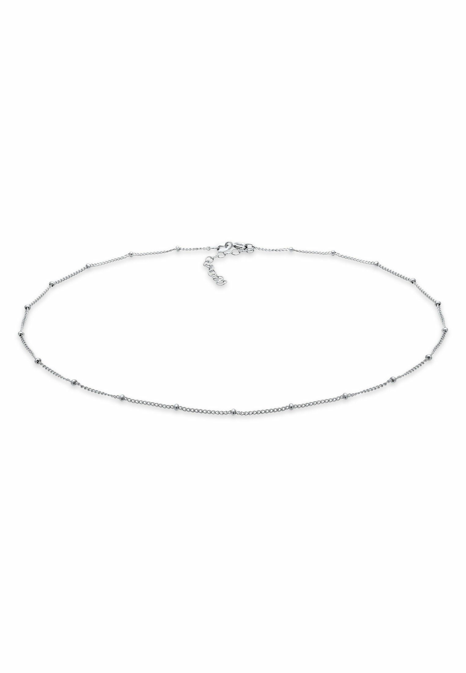 Elli Kette ohne Anhänger Choker Kugelkette Basic Trend 925 Silber