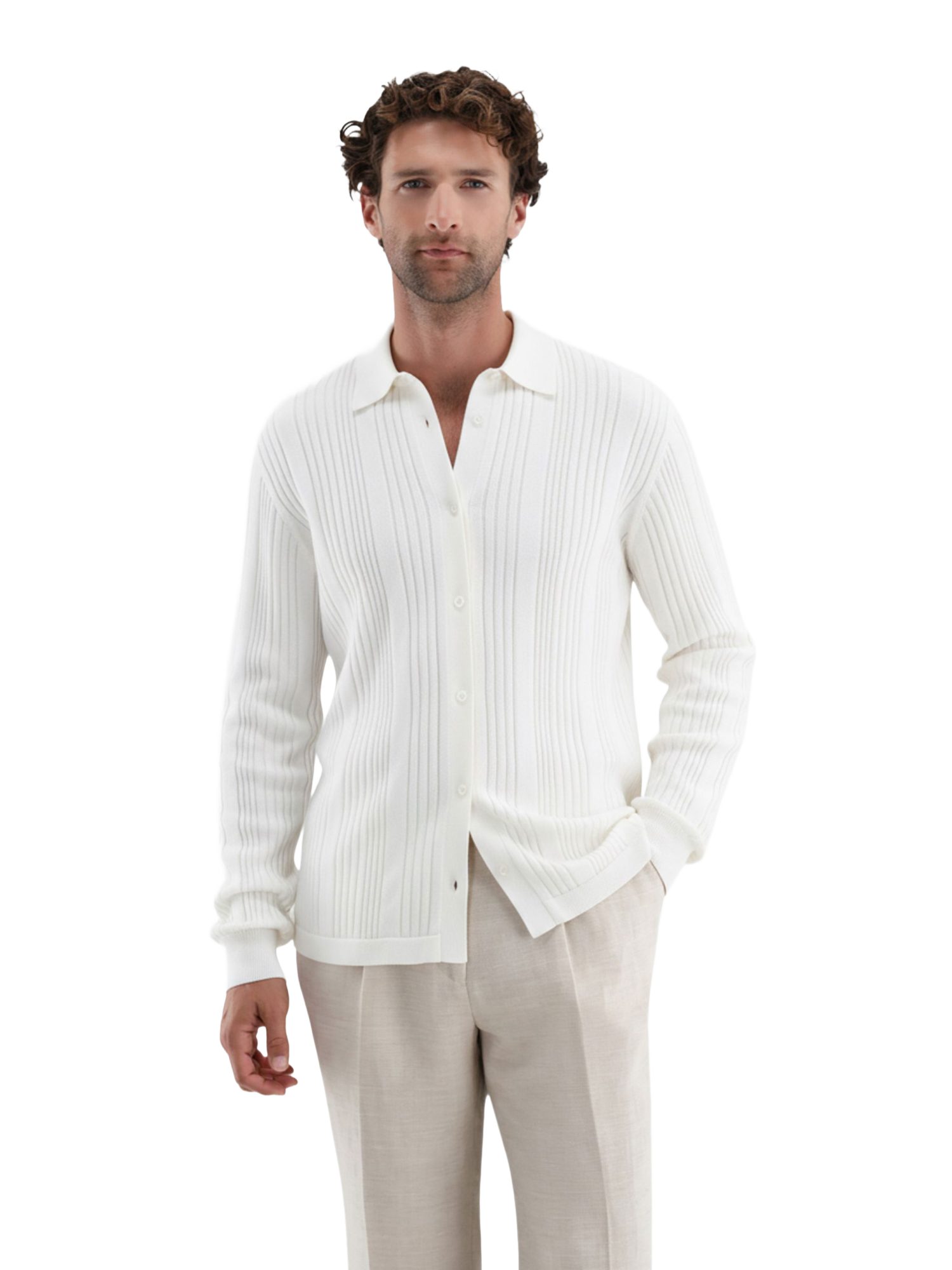 Van Laack Strickfleece-Pullover