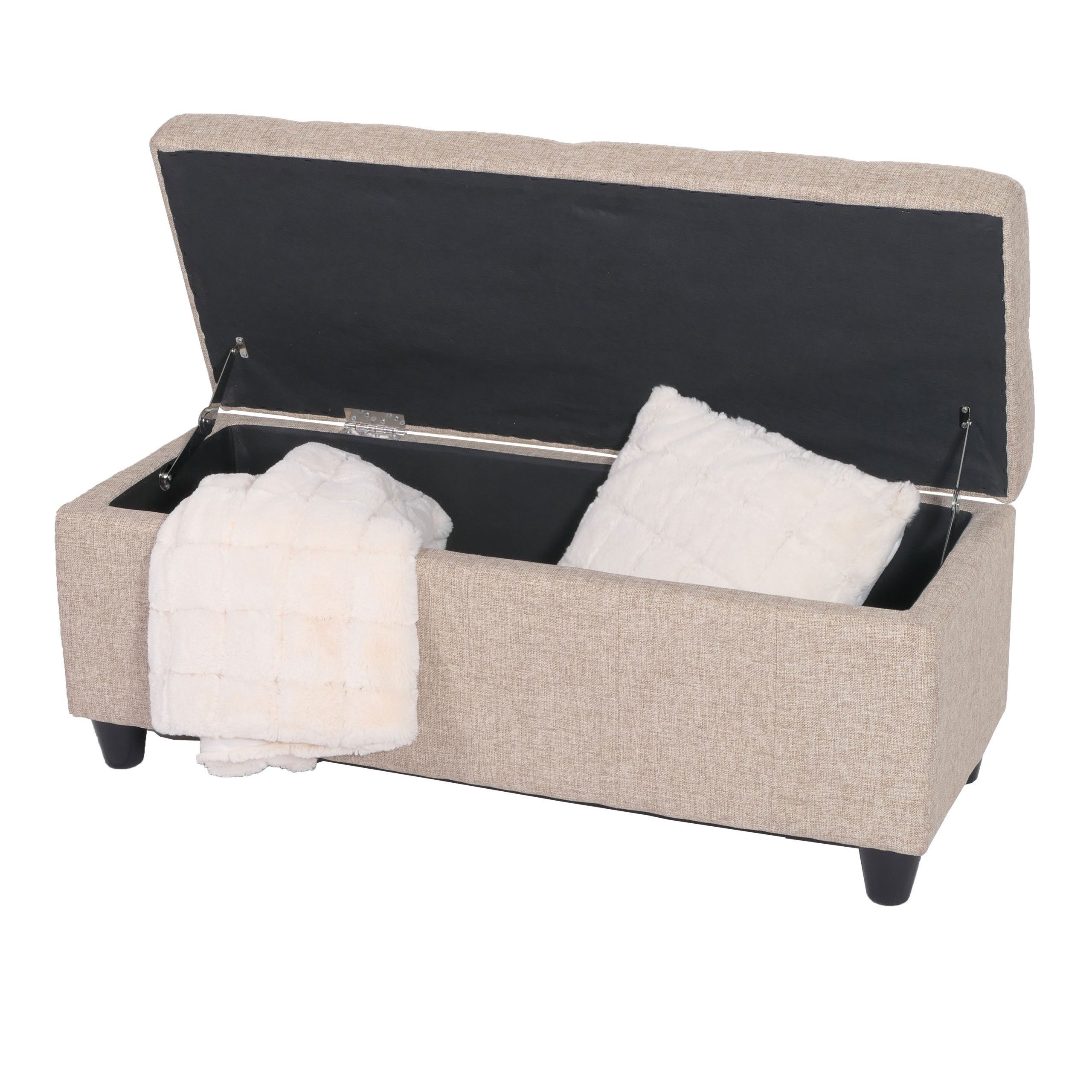 MCW Truhe Kriens-Stoff, Stabiler Stand, Modernes Design, 4 Füße