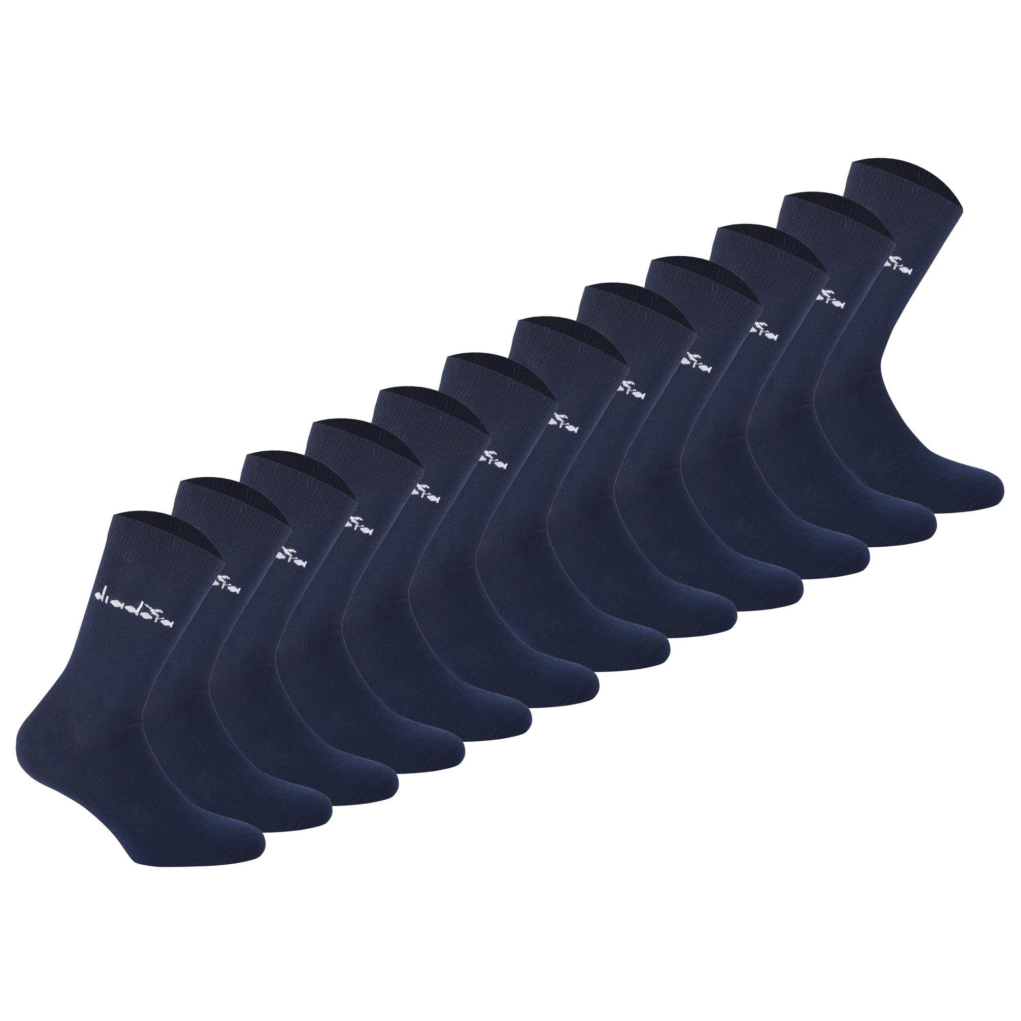 Diadora Sportsocken Unisex Socken 12er Pack Baumwolle (Packung, 12er Pack)