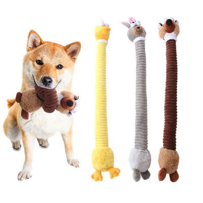 yozhiqu Kauspielzeug 3pcs Plüsch Hund kauen Spielzeug, PP Baumwolle gefüllt kauen Spielzeug, (1-tlg), waschbar Spielzeug geeignet für große, mittlere und kleine Hunderassen