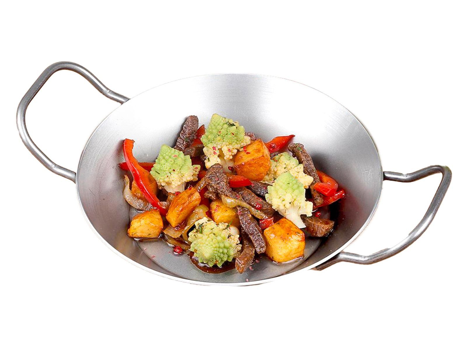 Fisko Bratpfanne Eisenpfännchen 20cm Bratpfanne Eisenpfanne Steakpfanne Paella Wok