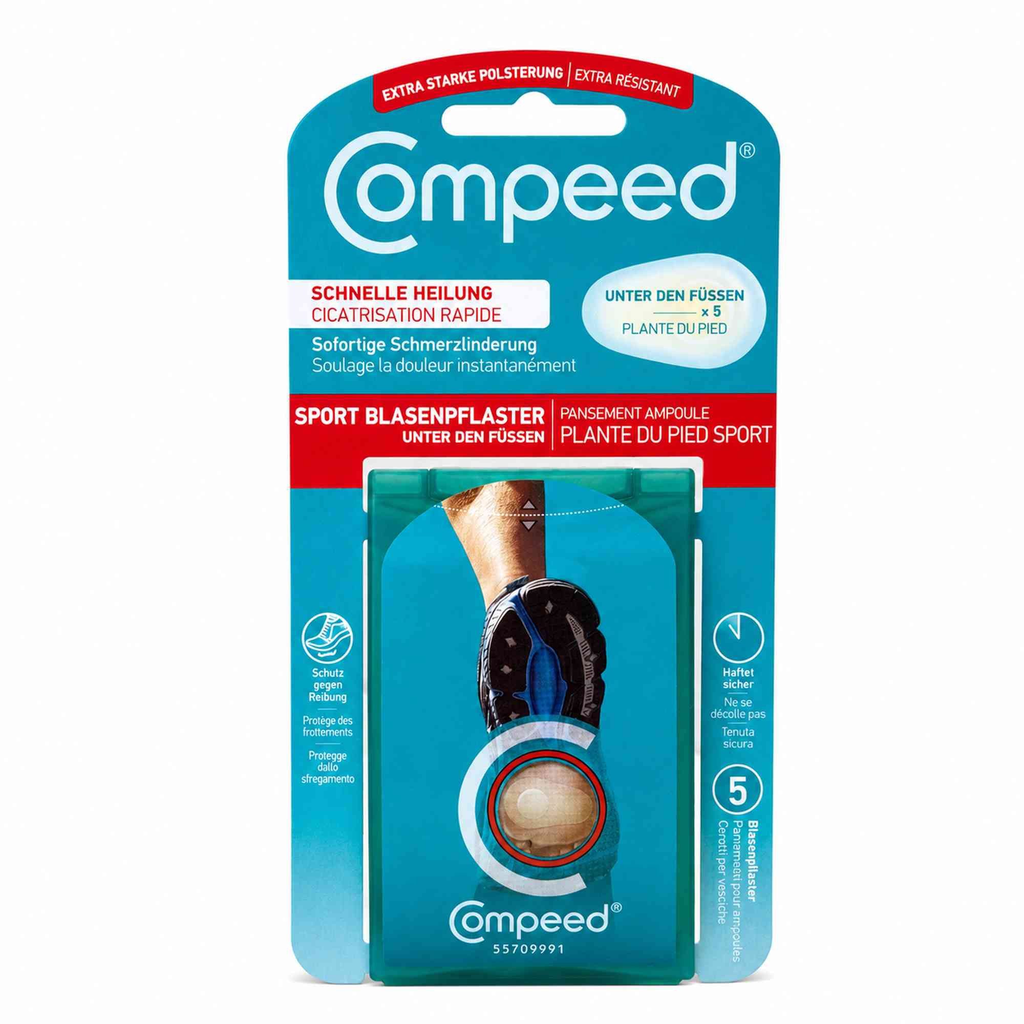 Compeed Blasenpflaster COMPEED Blasenpflaster unter den Füßen 5 Stk.