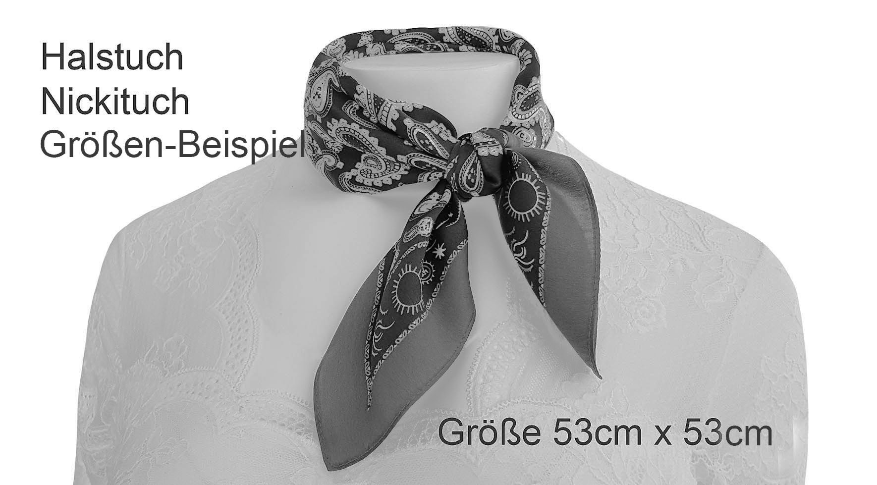 Moschen-Bayern Halstuch Trachtenhalstuch Trachtentuch Halstuch Trachten Damen Herren Nickituch – Bild 3 von 5