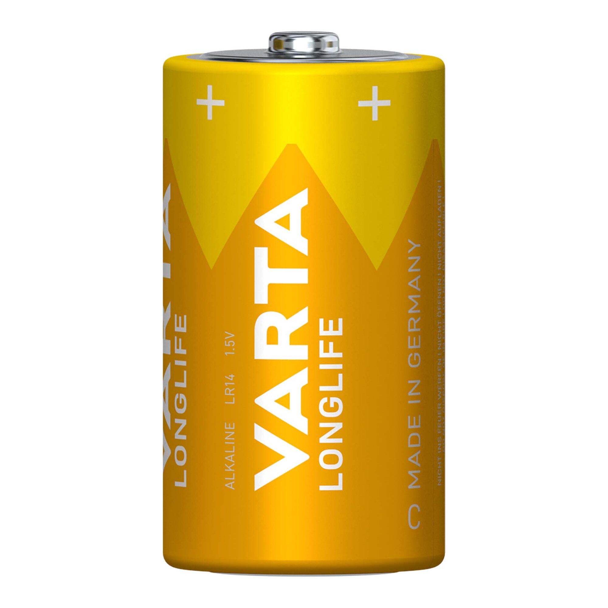 VARTA Varta Cons.Varta Batterie Longlife C Baby, R14, Al-Mn 4114 Stk.1 20 St Batterie